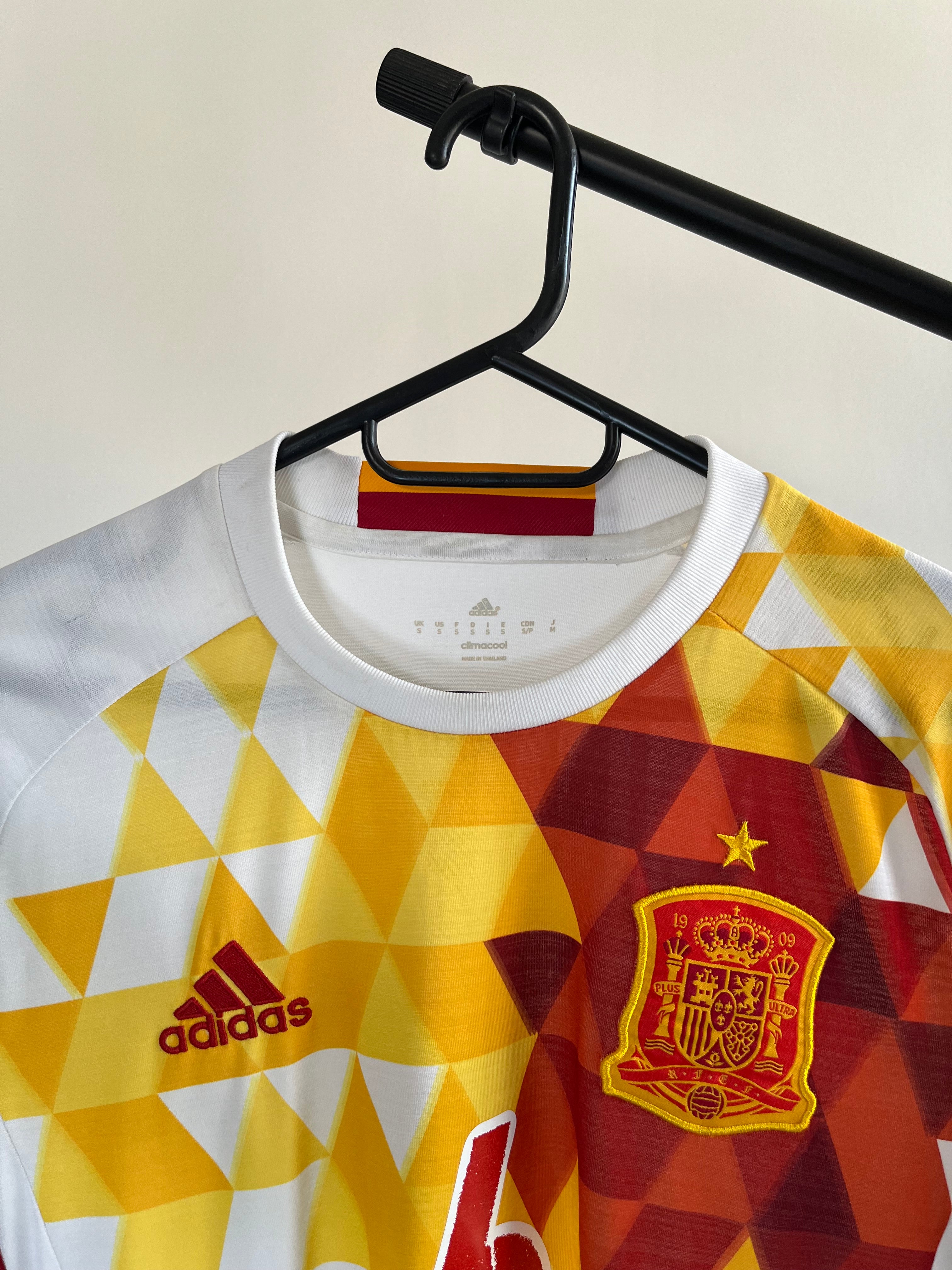 Jersey Original España Eurocopa 2016 Visita Iniesta AA0830 Adidas