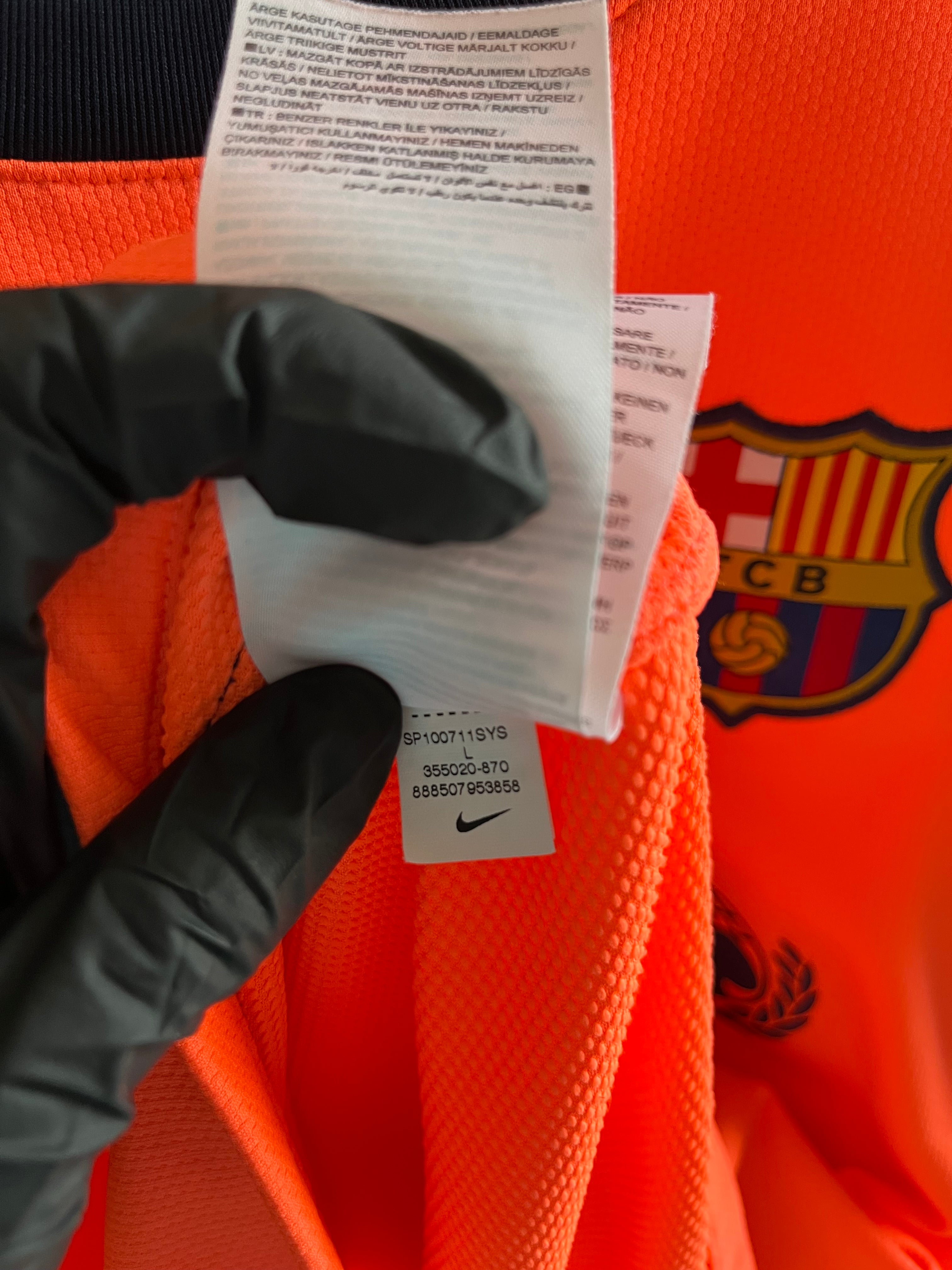 Jersey Original Barcelona 2009/11 Visita Messi 355020-870 Nike