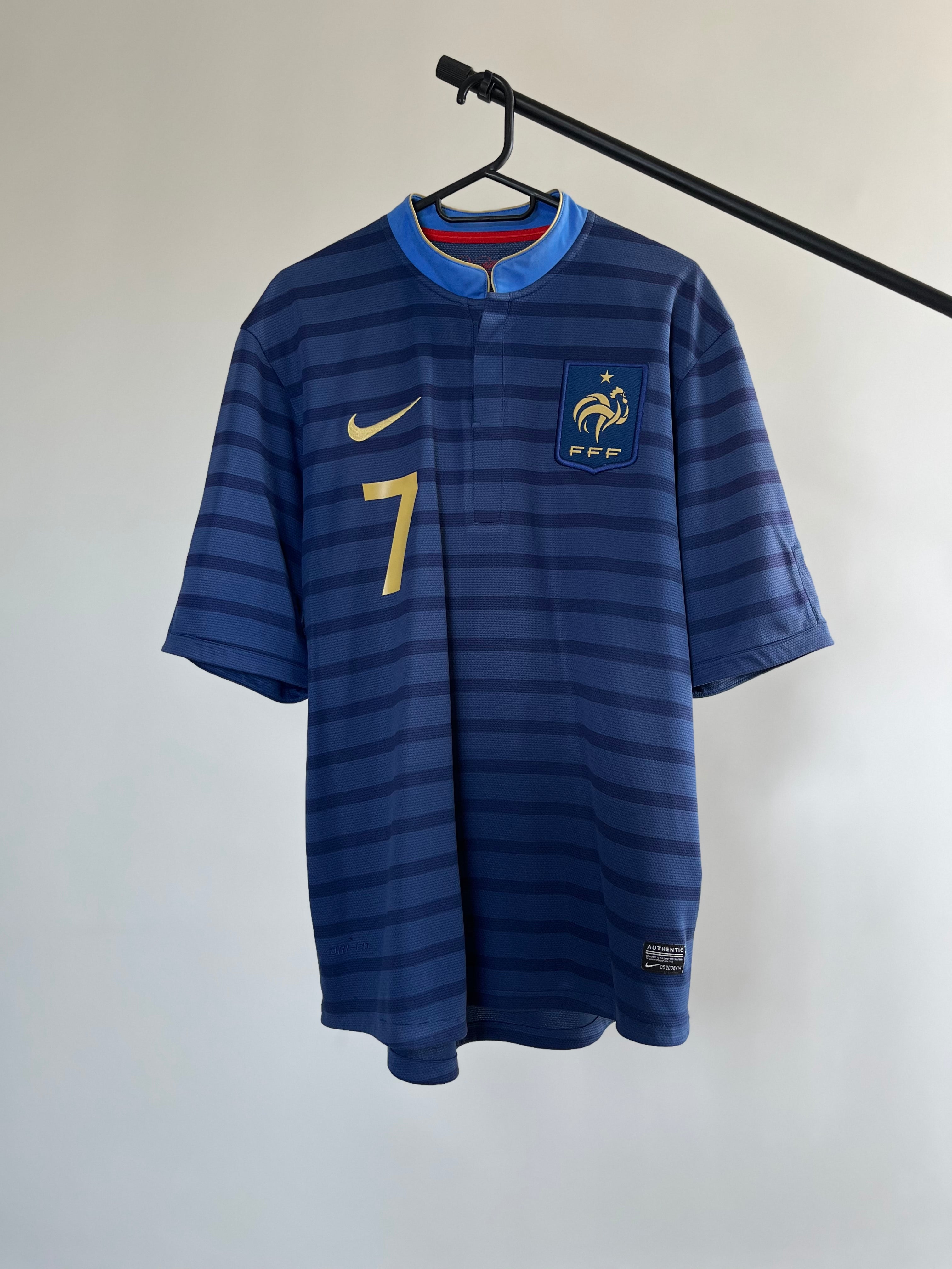 Jersey Original Francia Eurocopa 2012 Local Ribery 449680-405 Nike