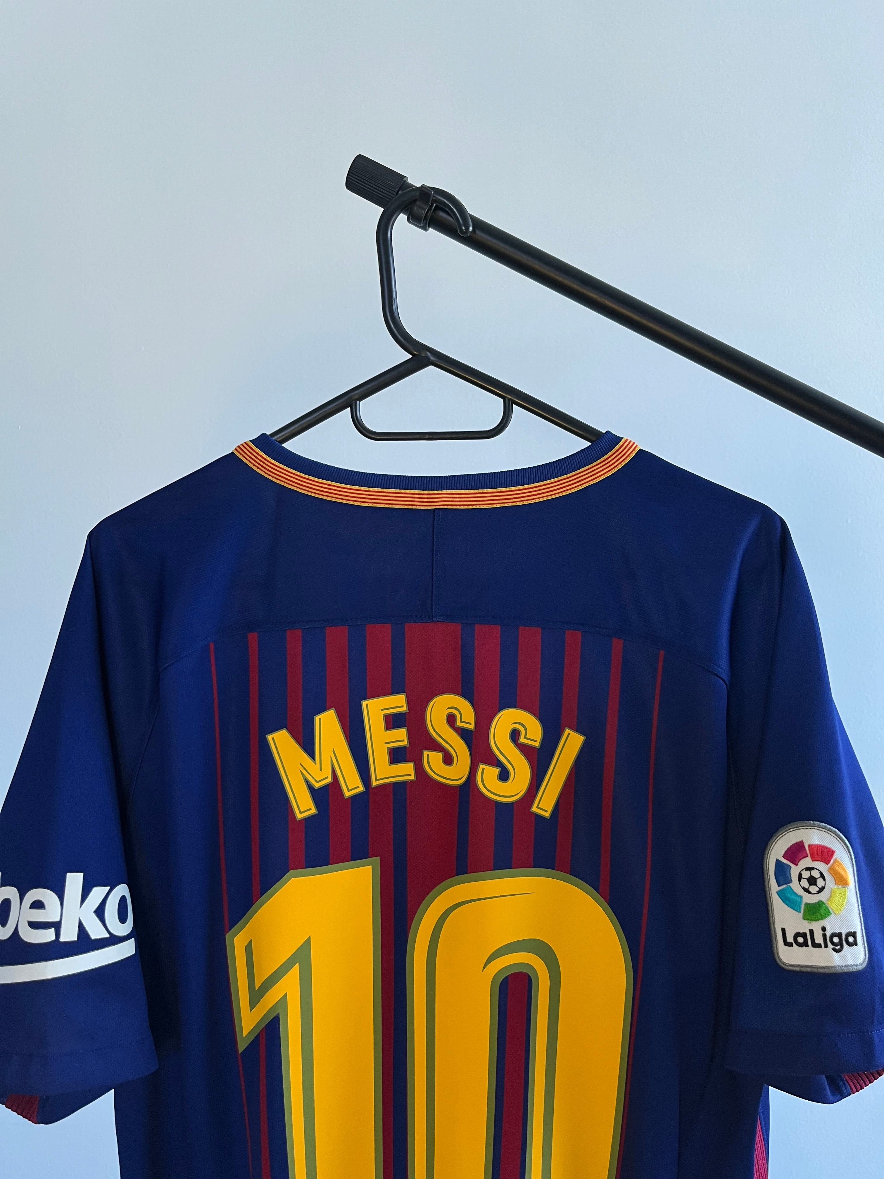 Jersey Original Barcelona 2017/18 Local Messi 847255-456 Nike