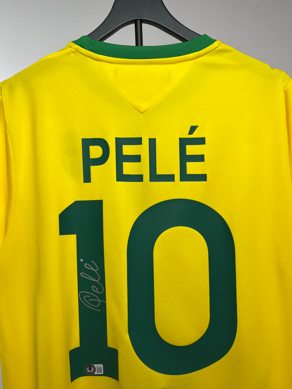 Autógrafo Pelé | Brasil Mundial México 1970 certificado Beckett