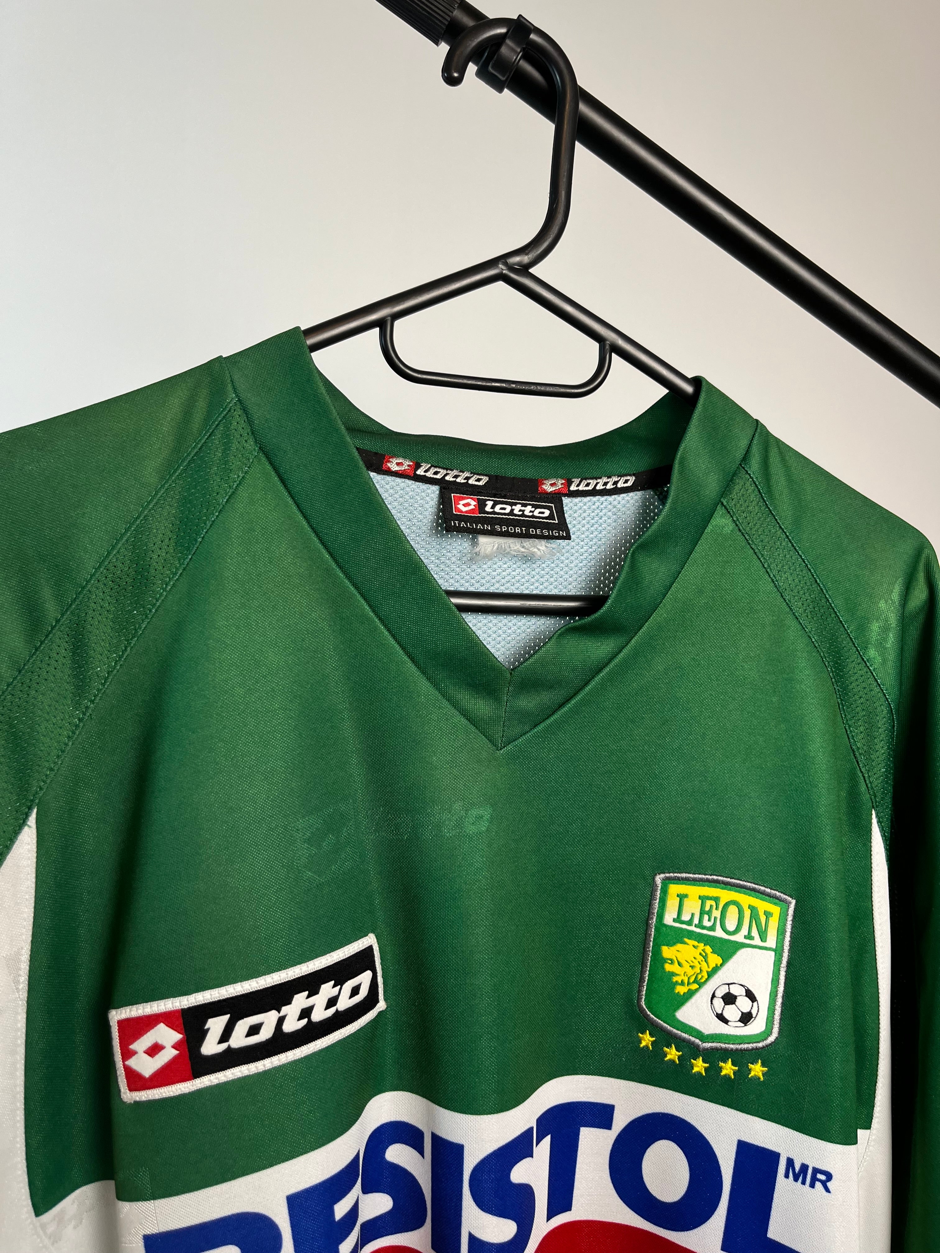 Jersey Original Leon FC 2004 Local Lotto Resistol (Retro,Vintage,Clasica)