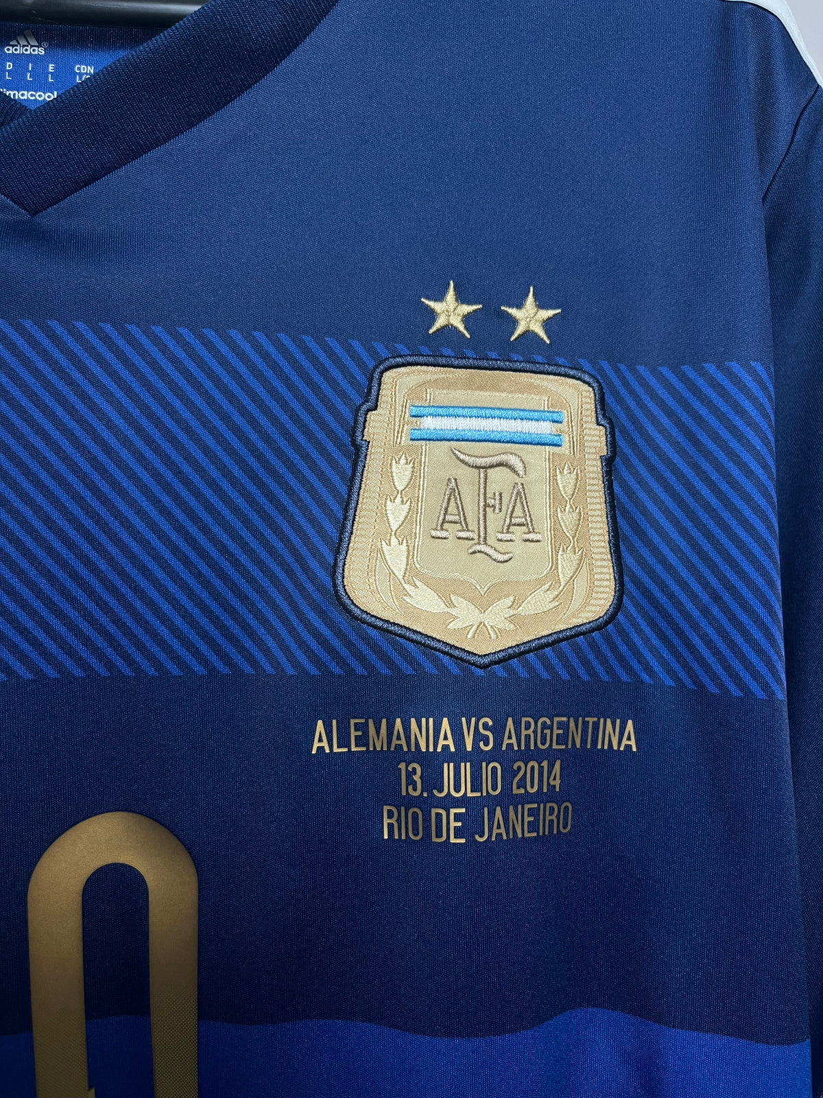 Jersey Original Argentina Final Mundial 2014 Visita Messi G75187 Adidas
