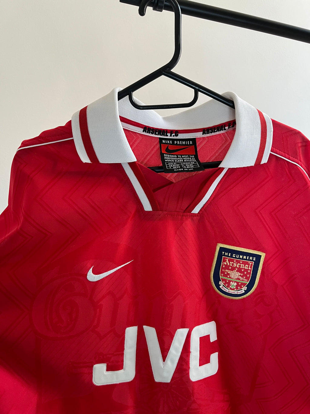 Jersey Original Arsenal 1996/98 Local Clasica/Retro/Vintage Nike