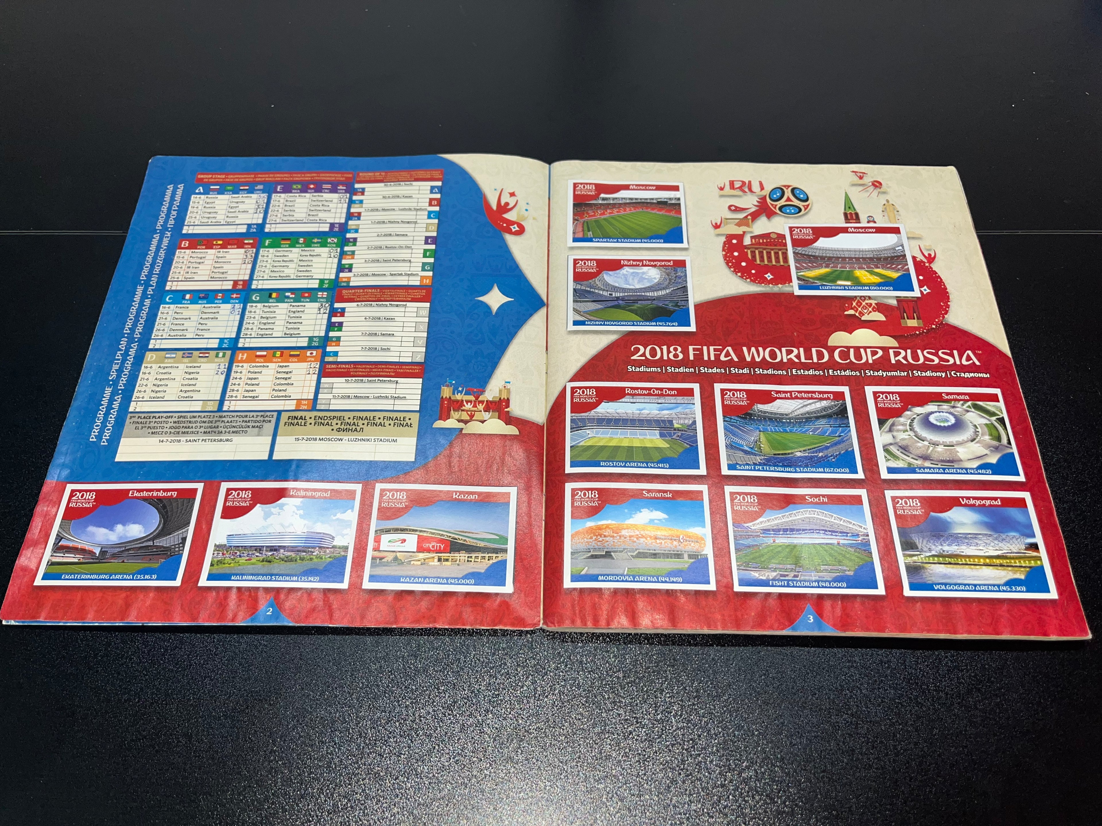Álbum Panini Mundial Rusia 2018 Original 100% Lleno