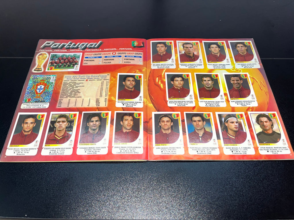 Álbum Panini Mundial Corea-Japón 2002 Original 100% Lleno