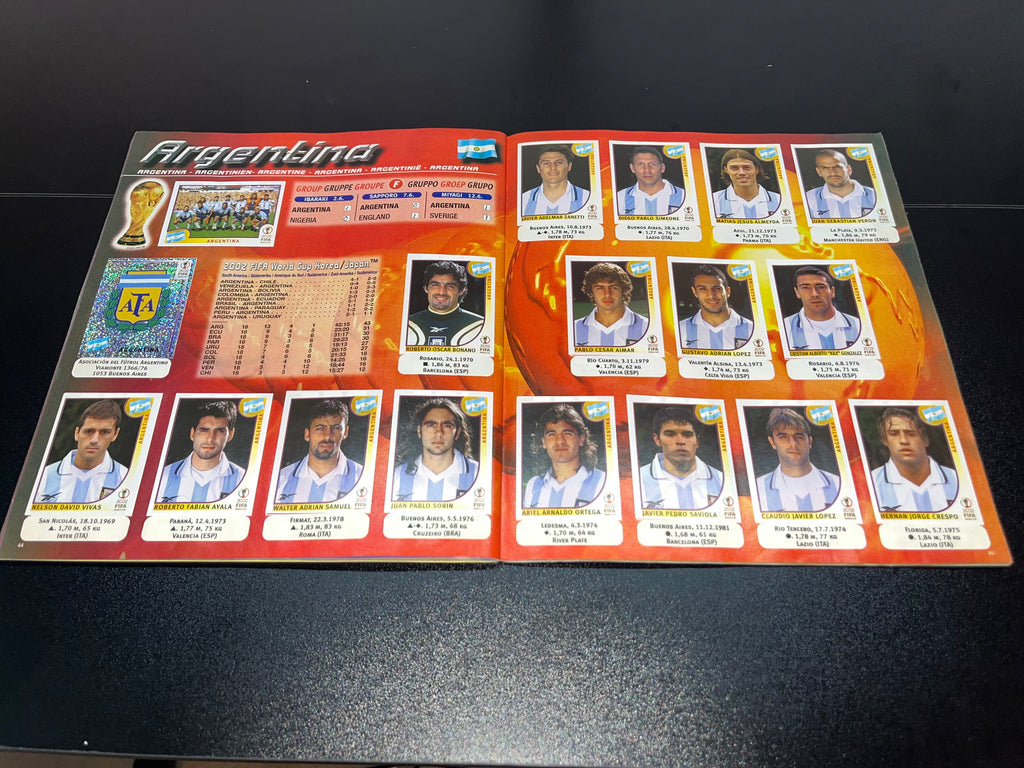 Álbum Panini Mundial Corea-Japón 2002 Original 100% Lleno