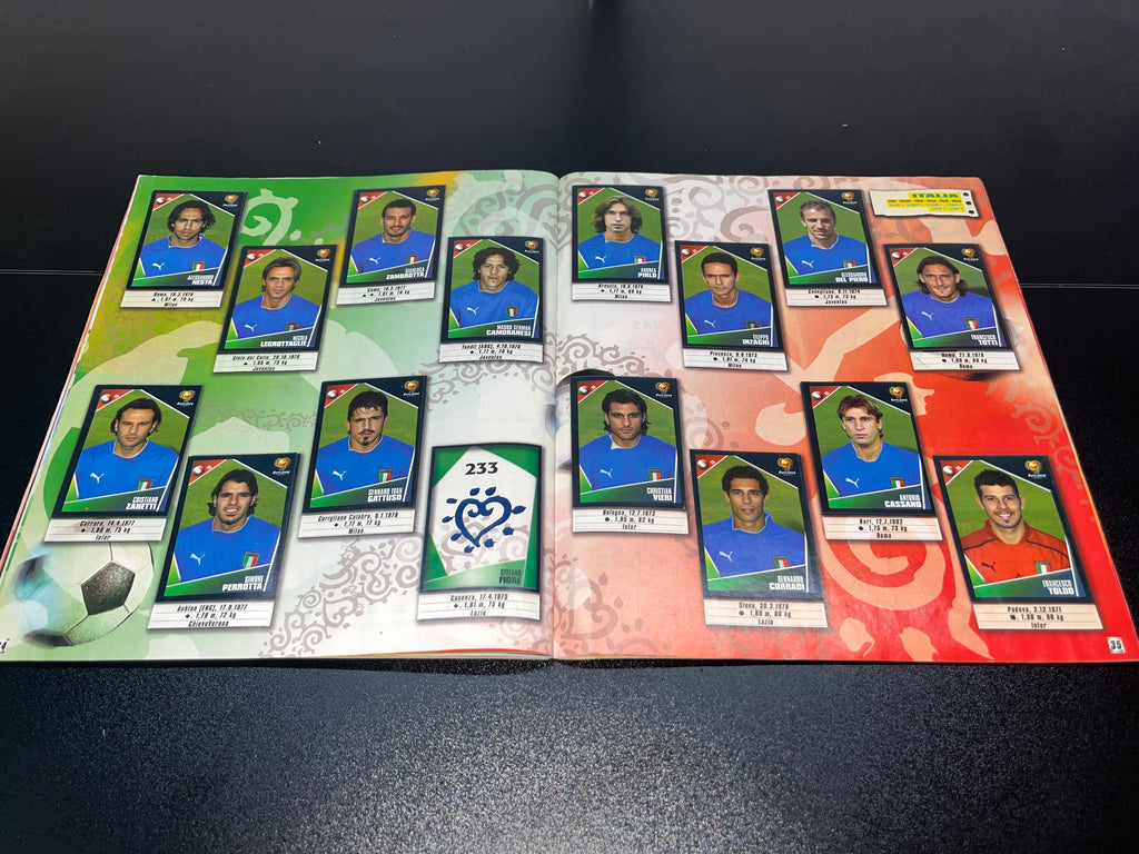 Álbum Panini UEFA Euro 2004 Original 97% Lleno