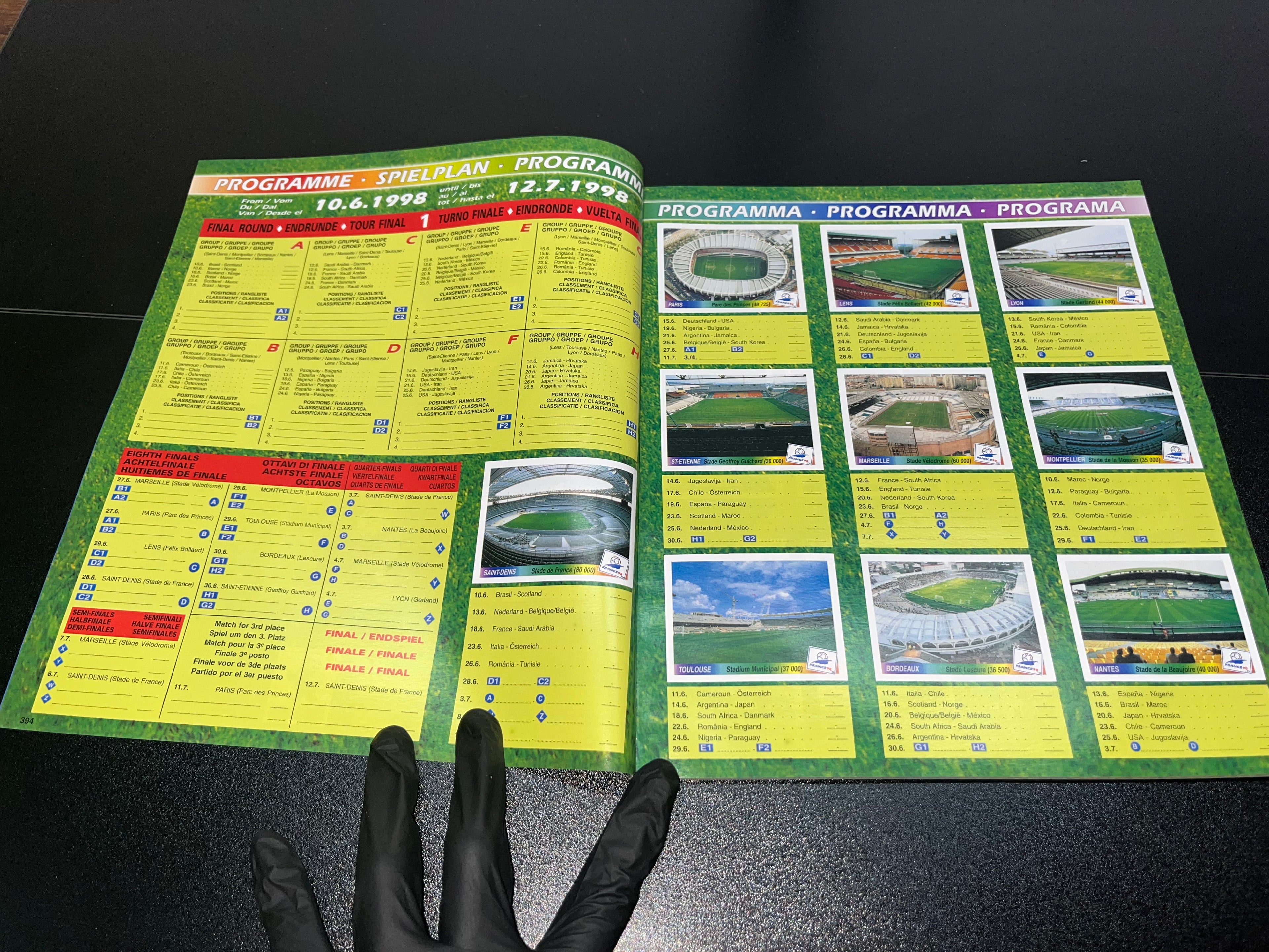 Álbum Panini Reedición Francia 1998 Original 100% Lleno