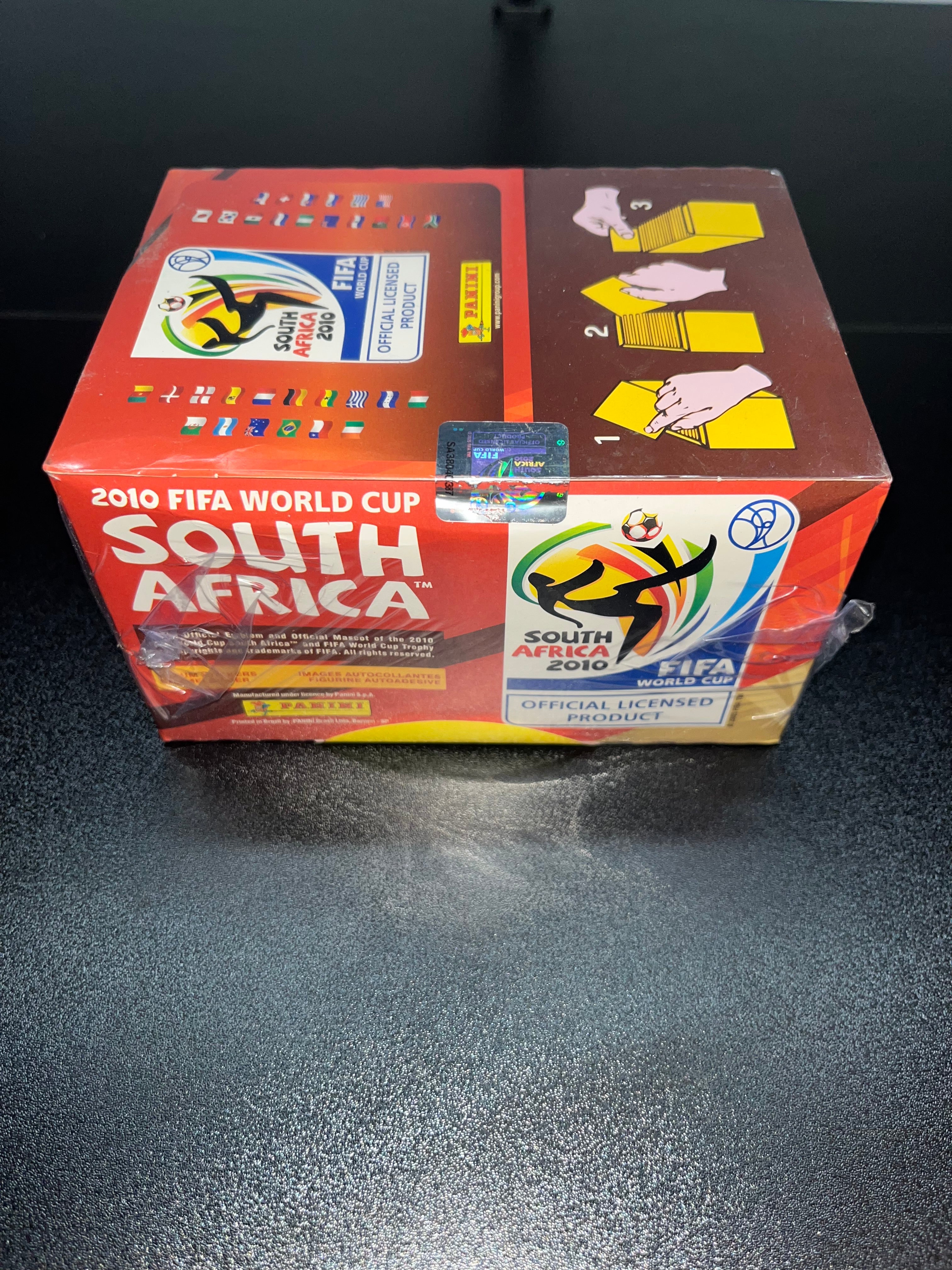 Caja Sellada Panini Mundial Sudáfrica 2010 | 100 Sobres Original