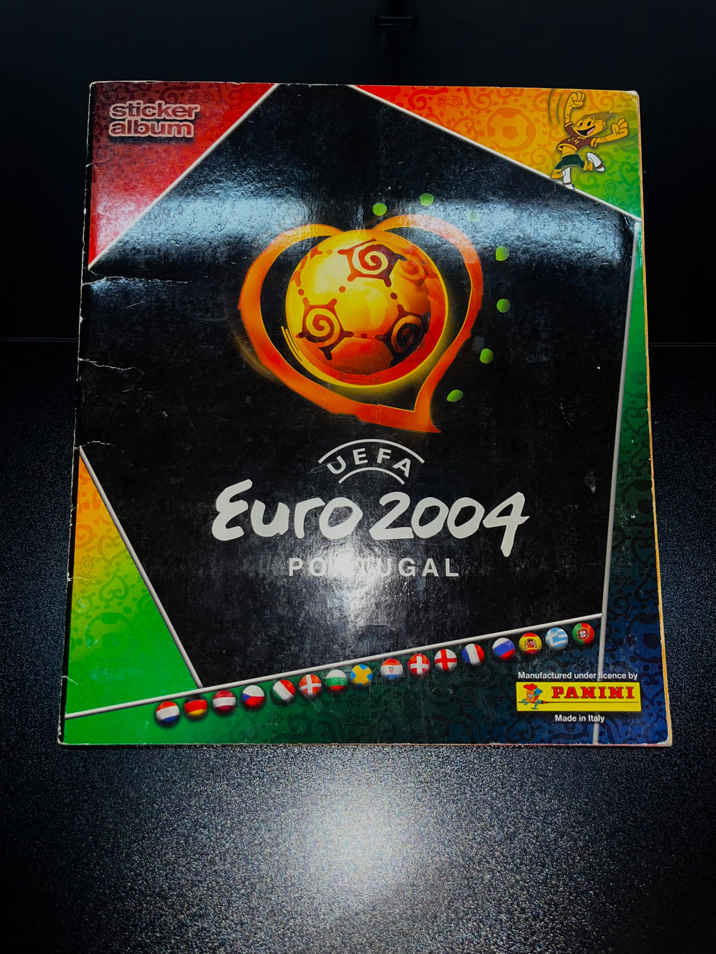 Álbum Panini UEFA Euro 2004 Original 97% Lleno