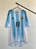 Jersey Original Argentina 2004 Local Debut Messi 645789 Adidas
