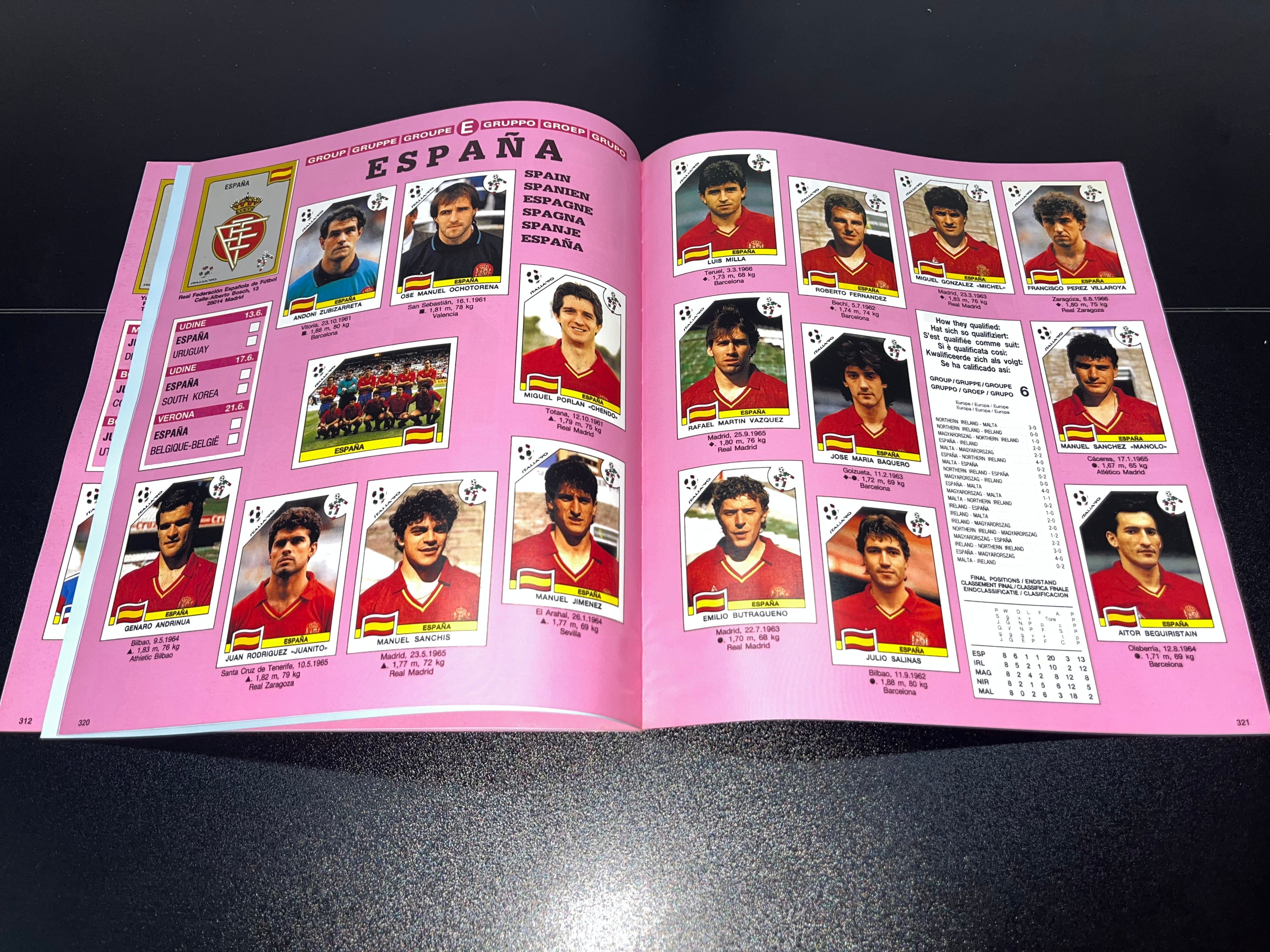 Álbum Panini Reedición Italia 1990 Original 100% Lleno