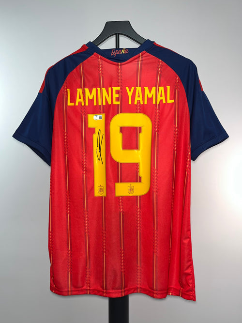 Autógrafo Lamine Yamal | España Mundial 2026 Local certificada Beckett