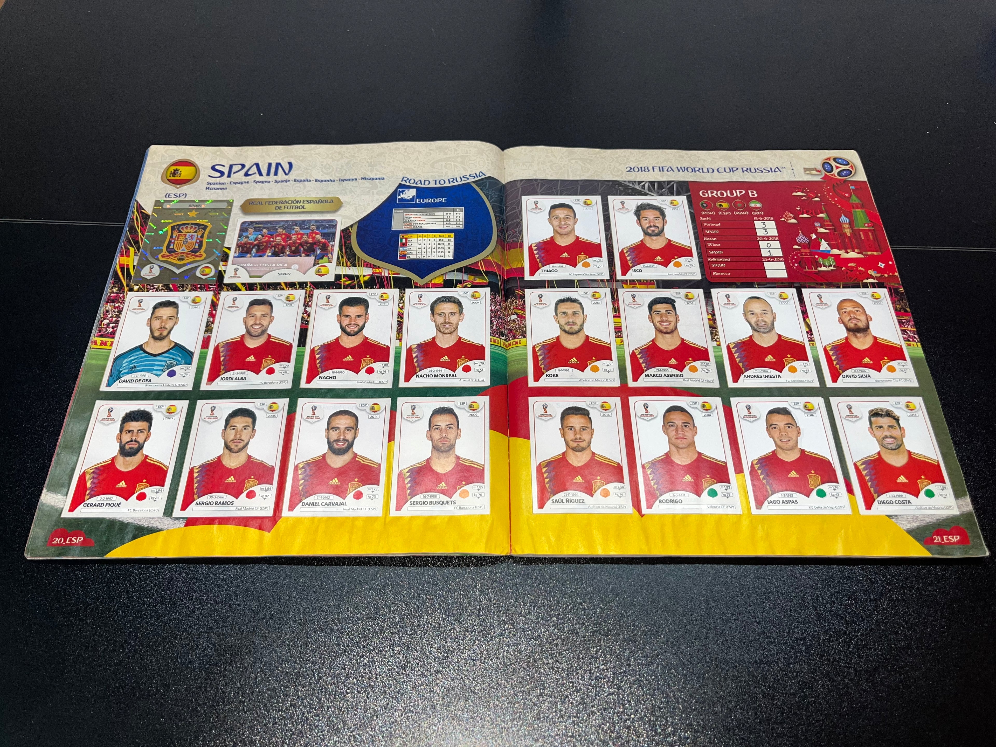 Álbum Panini Mundial Rusia 2018 Original 100% Lleno