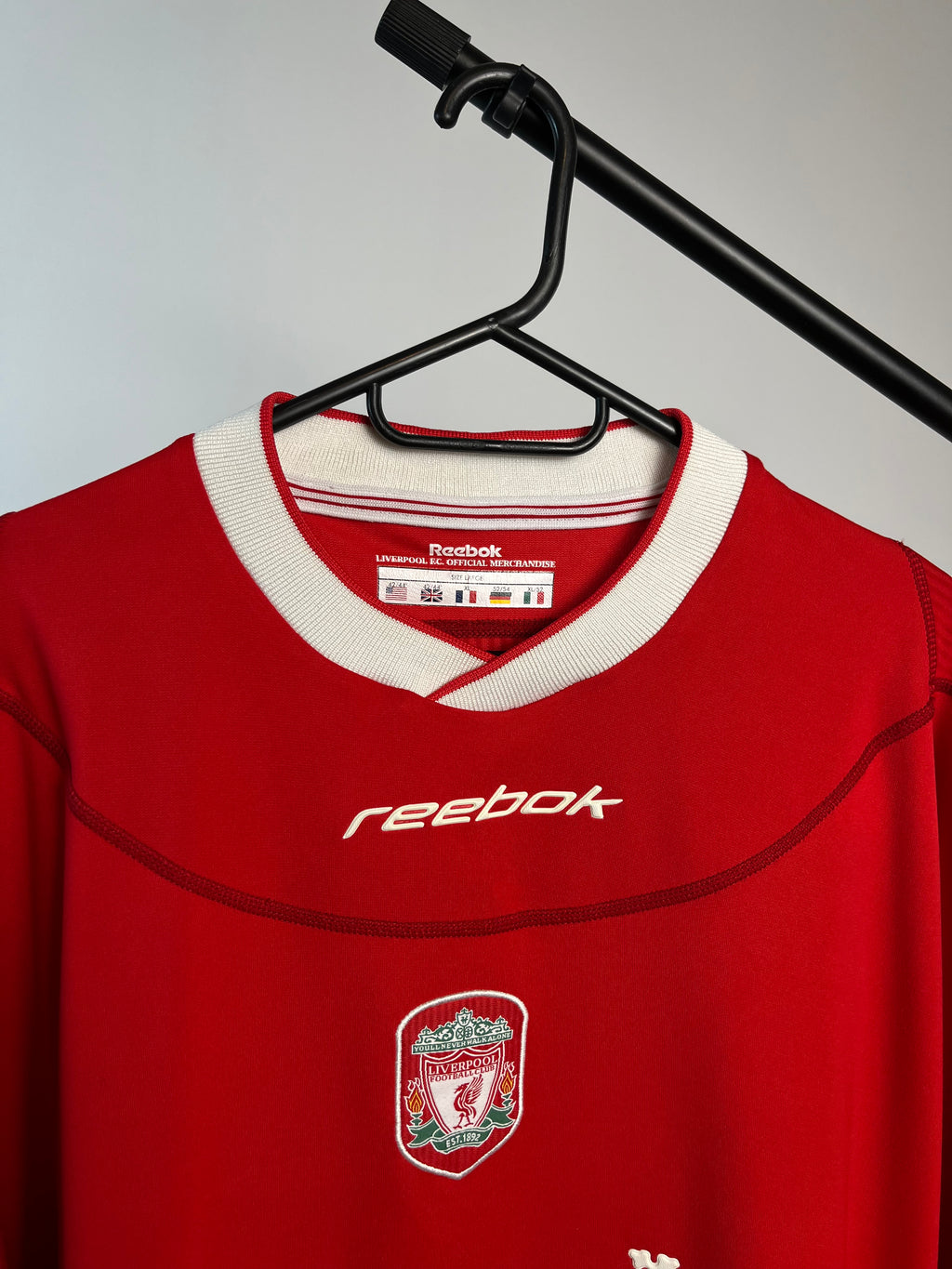 Jersey Original Liverpool 2002/04 Local Gerrard 052/224854/R0203 Reebok