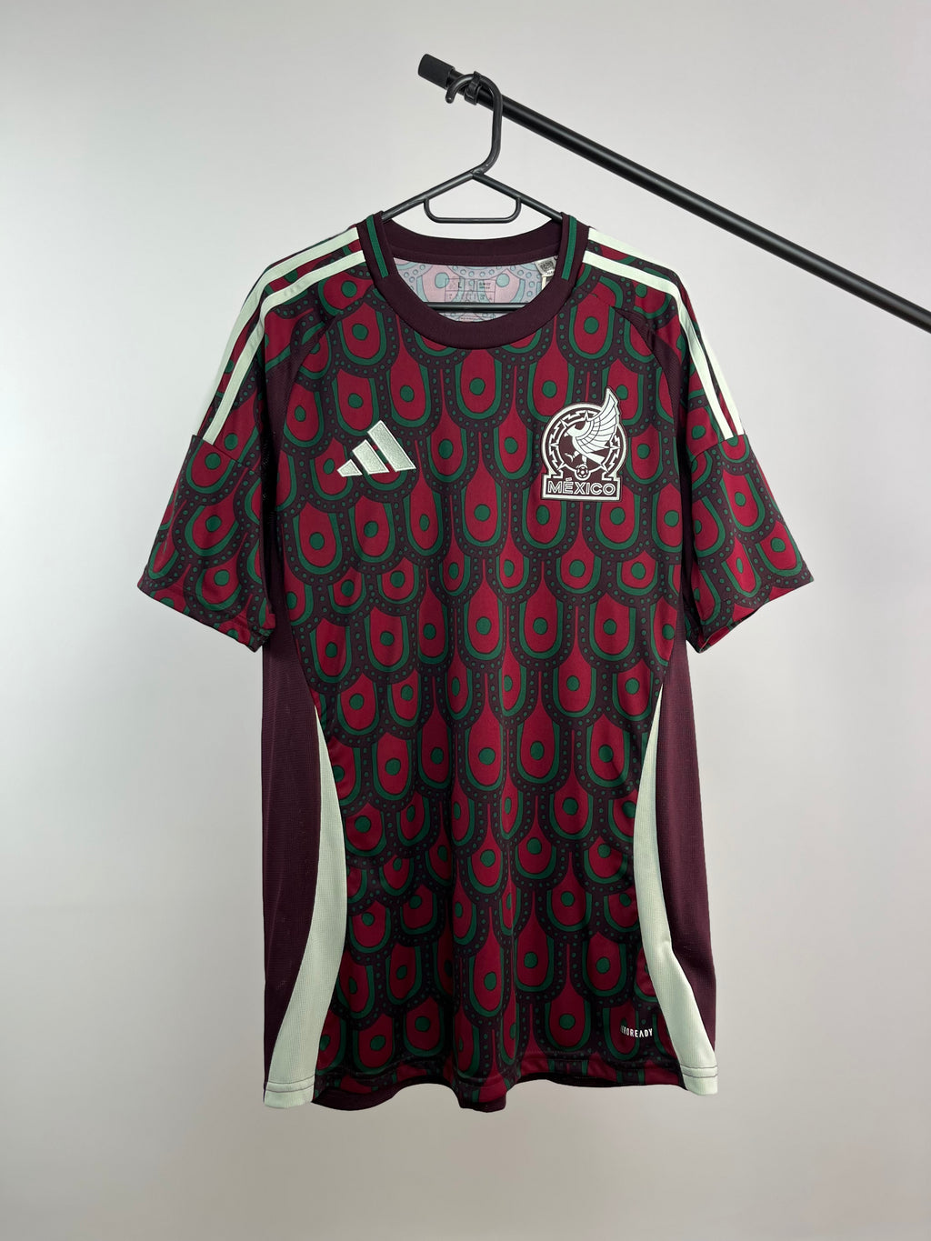 Jersey Original Mexico 2024 Local IP6377 Pavorreal Adidas Raul o Santi (Escoger Dorsal)