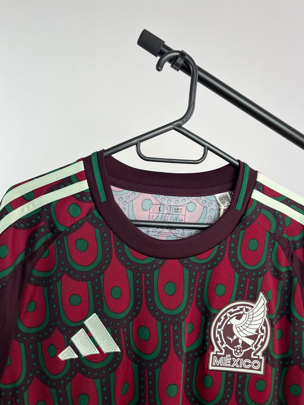 Jersey Original Mexico 2024 Local IP6377 Pavorreal Adidas Raul o Santi (Escoger Dorsal)