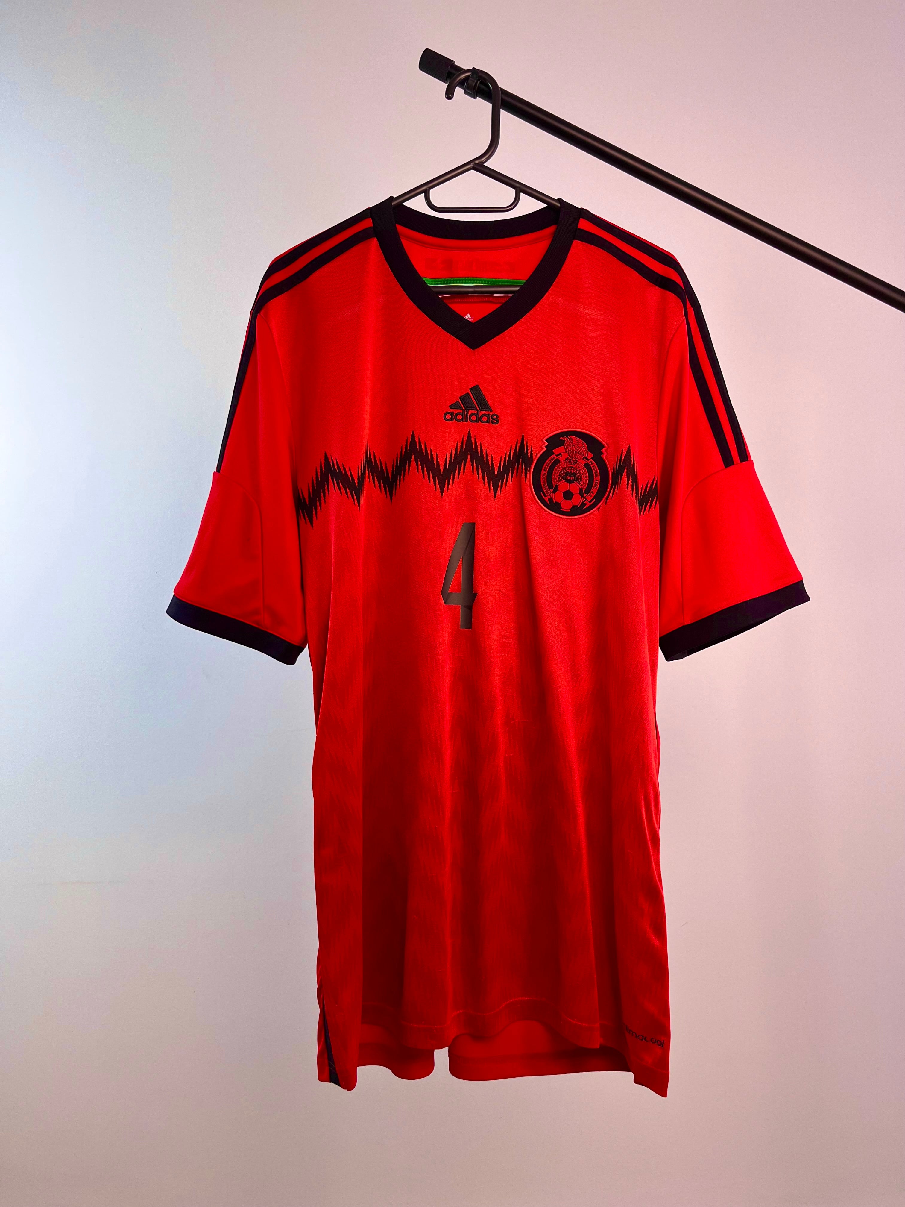 Jersey Original Mexico Mundial 2014 Visita Rafa Marquez D88457 G74508 Adidas (Roja)