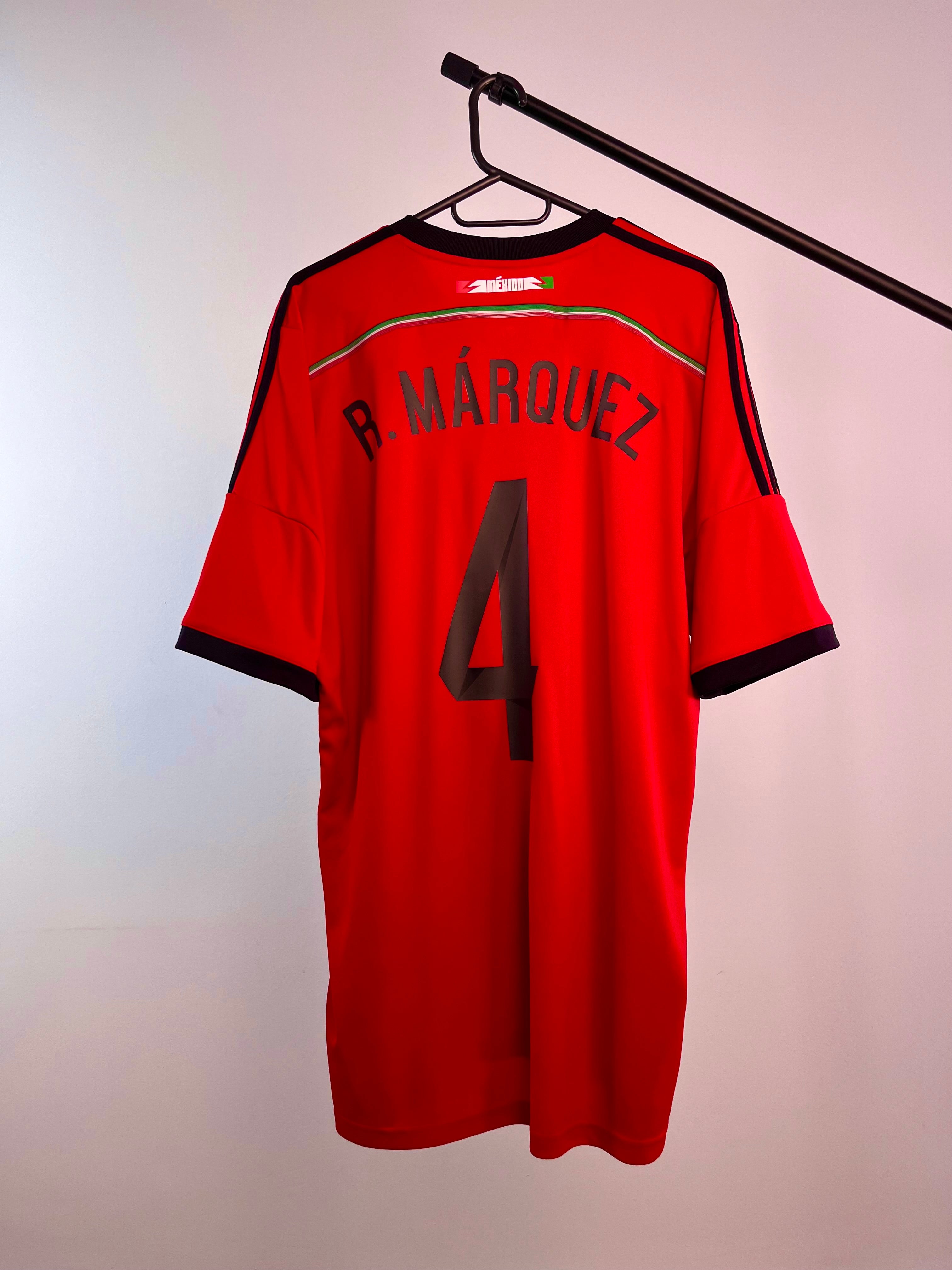 Jersey Original Mexico Mundial 2014 Visita Rafa Marquez D88457 G74508 Adidas (Roja)