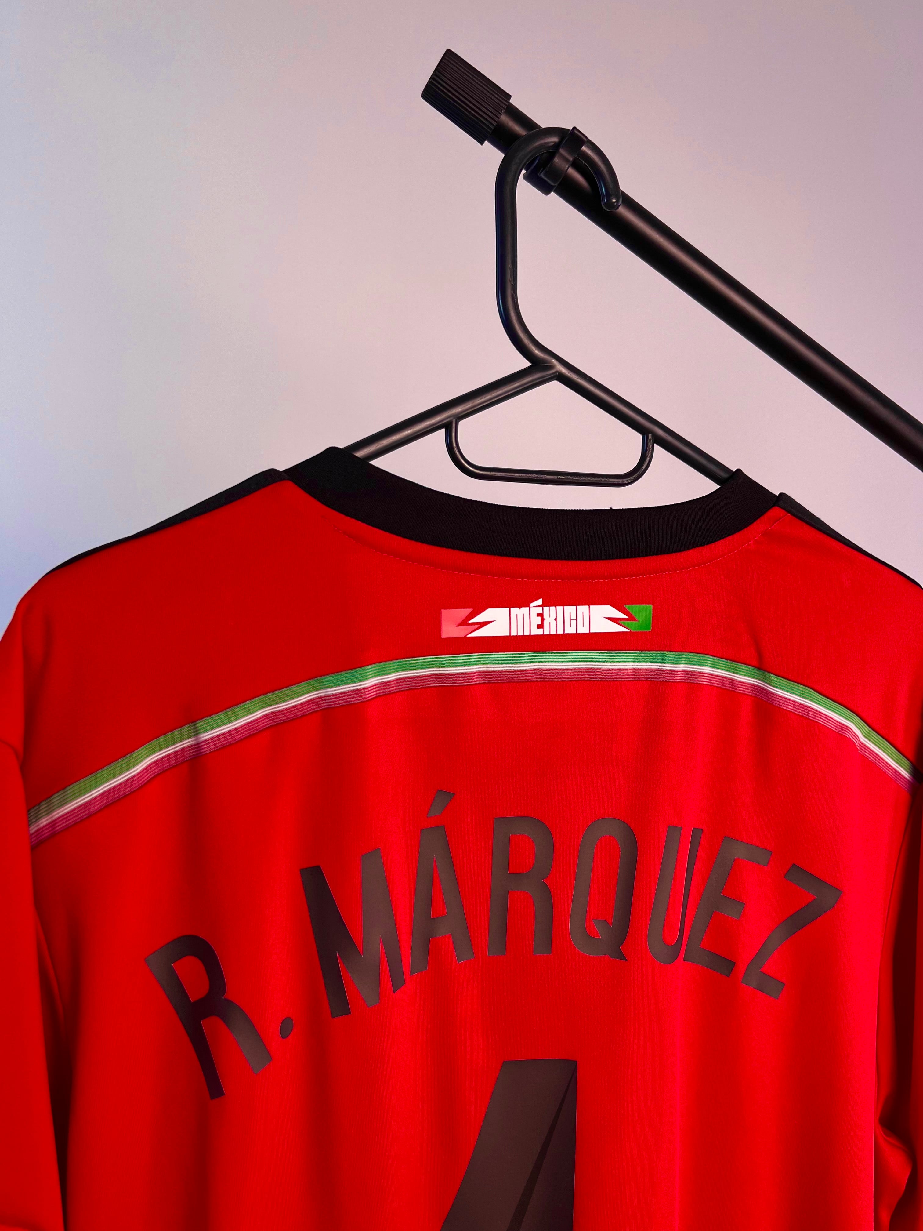 Jersey Original Mexico Mundial 2014 Visita Rafa Marquez D88457 G74508 Adidas (Roja)