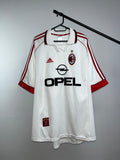 Jersey Original AC Milan 1998/99 Visita Maldini Adidas (Retro,Vintage,Clasica)