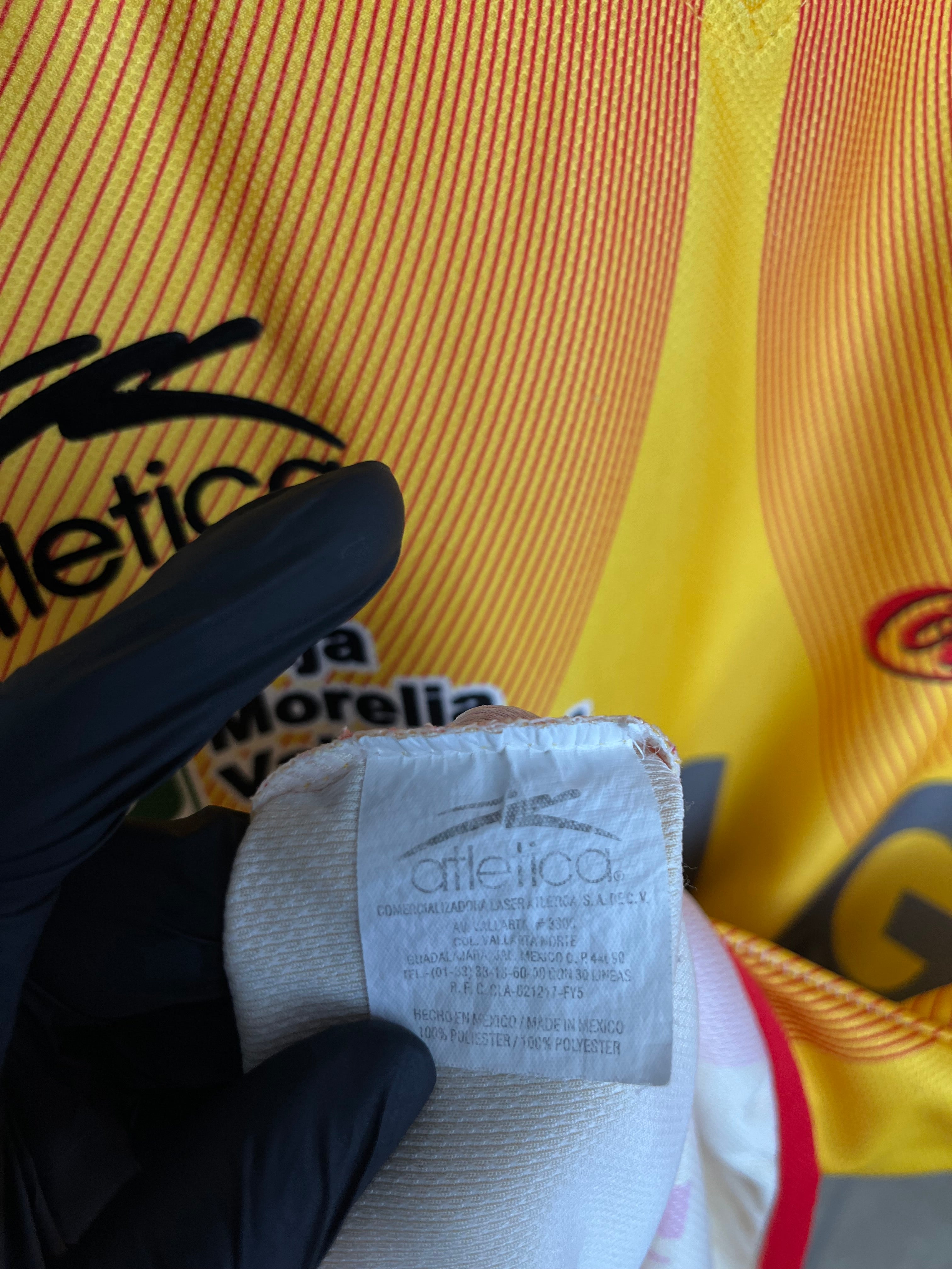Jersey Original Monarcas Morelia 2004 Local Atletica (Retro,Vintage,Clasica)