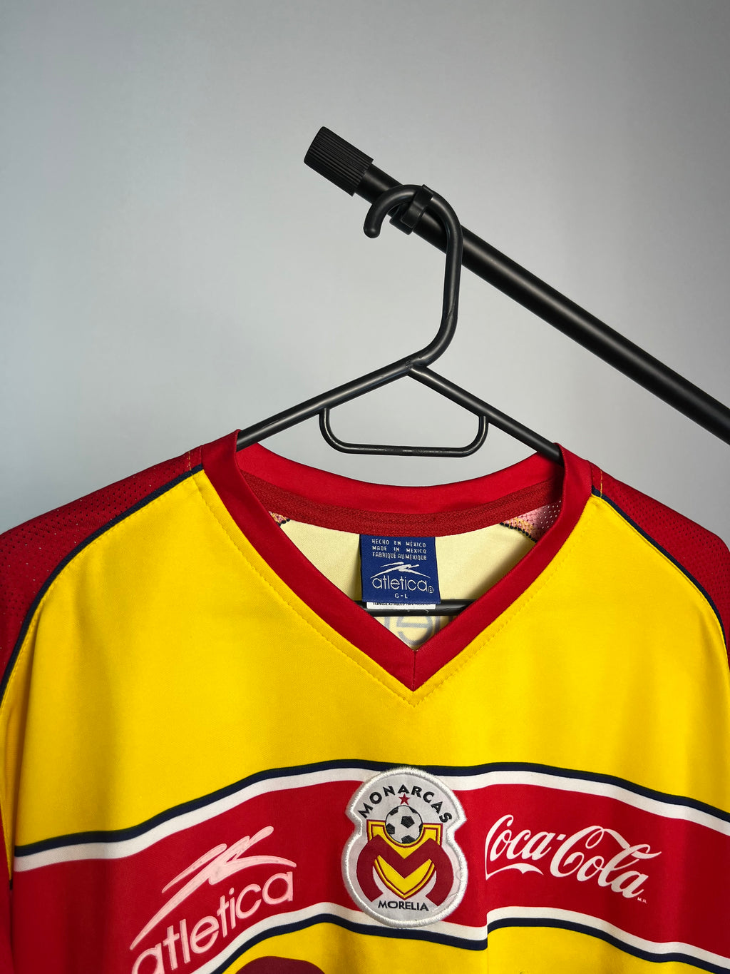 Jersey Original Monarcas Morelia 2002/03 Local Atletica (Retro,Vintage,Clasica)