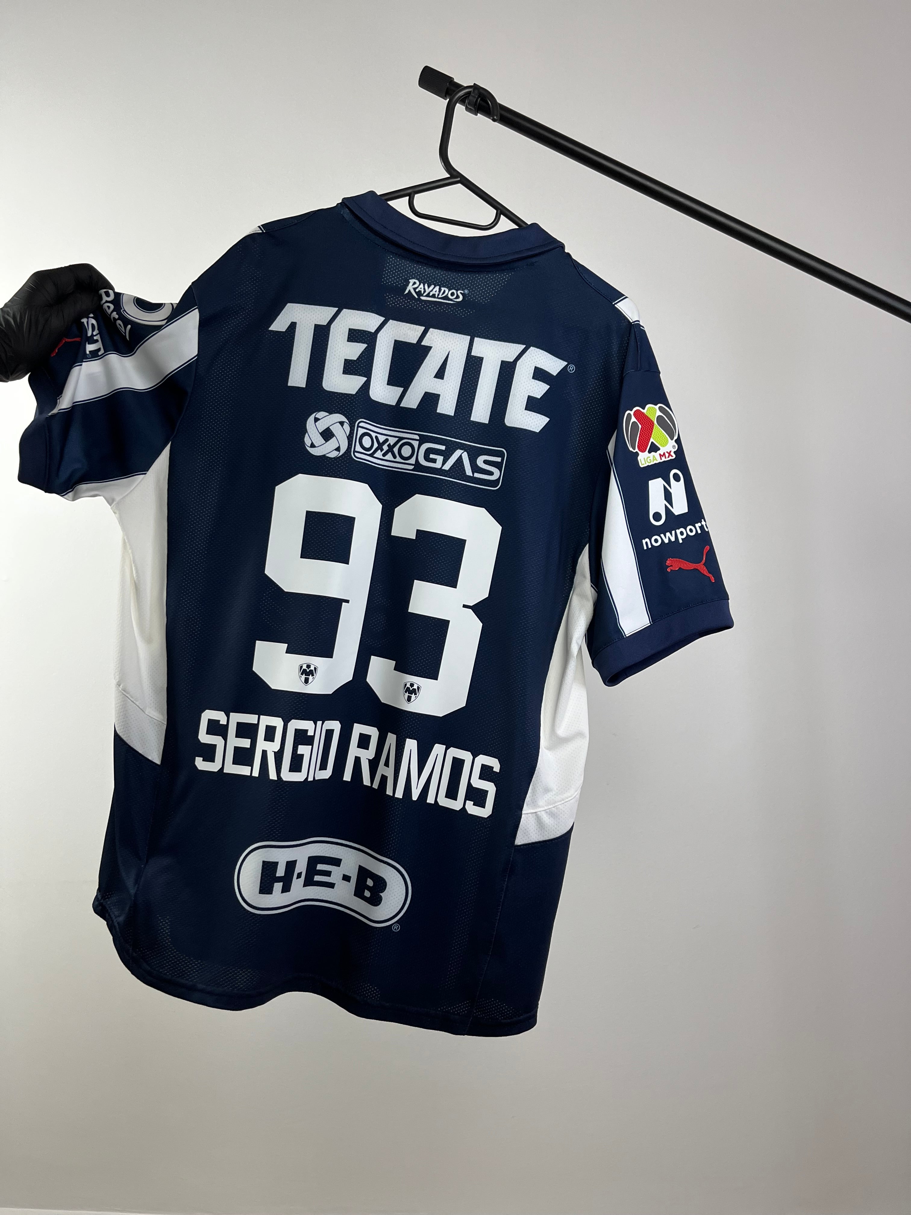 Jersey Original Rayados Monterrey 2024/25 Local Sergio Ramos 706217-01 Puma Version Jugador