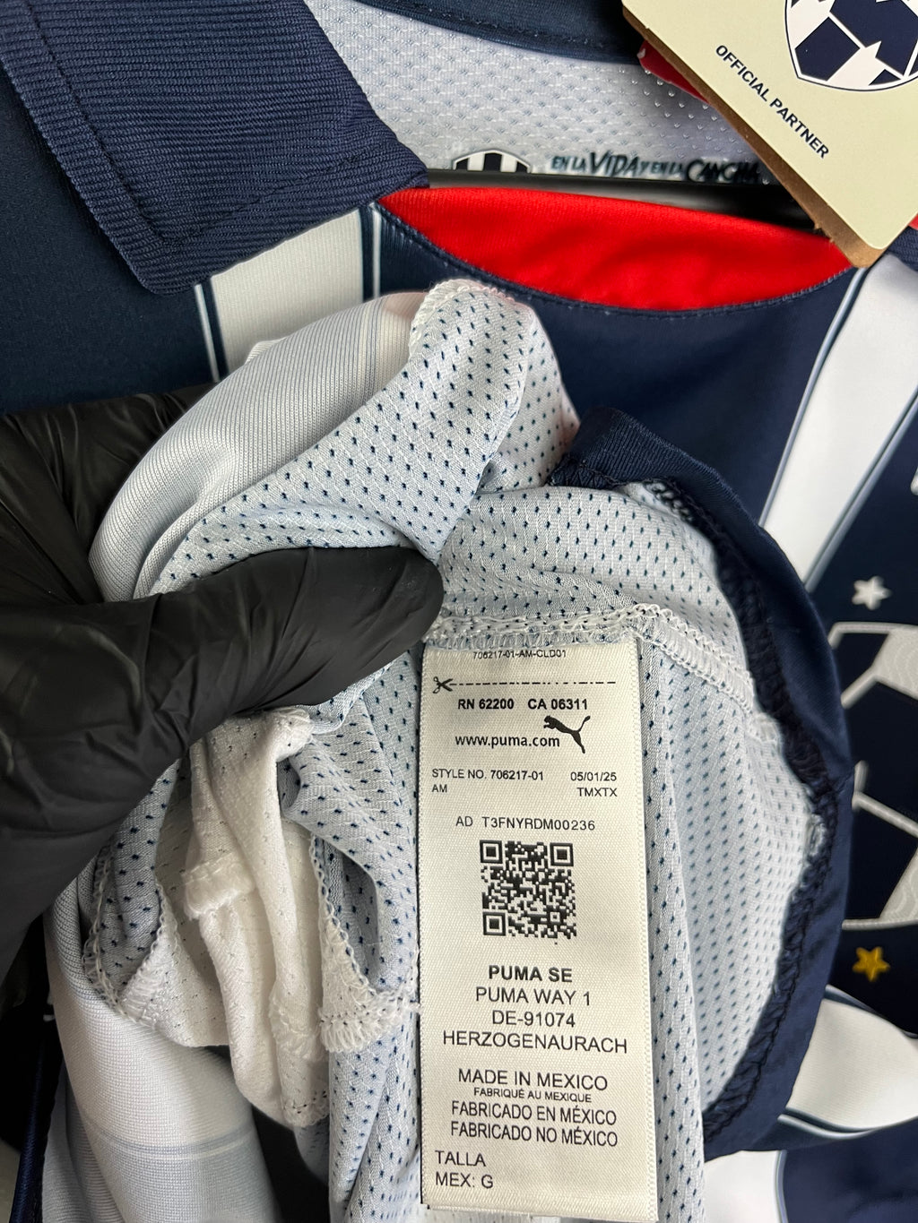 Jersey Original Rayados Monterrey 2024/25 Local Sergio Ramos 706217-01 Puma Version Jugador
