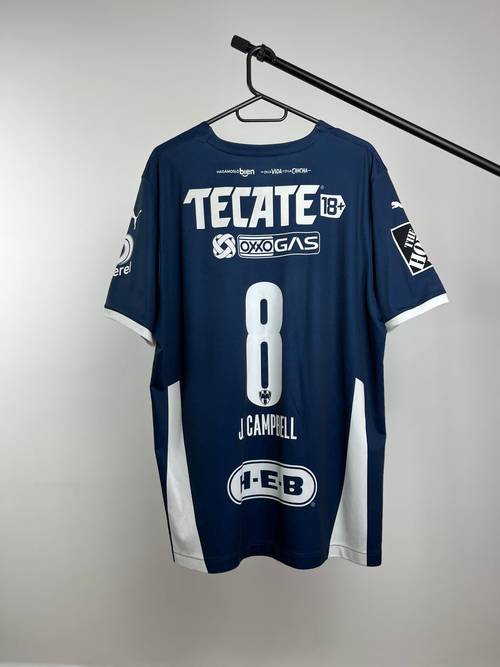 Jersey Original Rayados Monterrey 2021/22 Local Campbell 763241-01 Puma