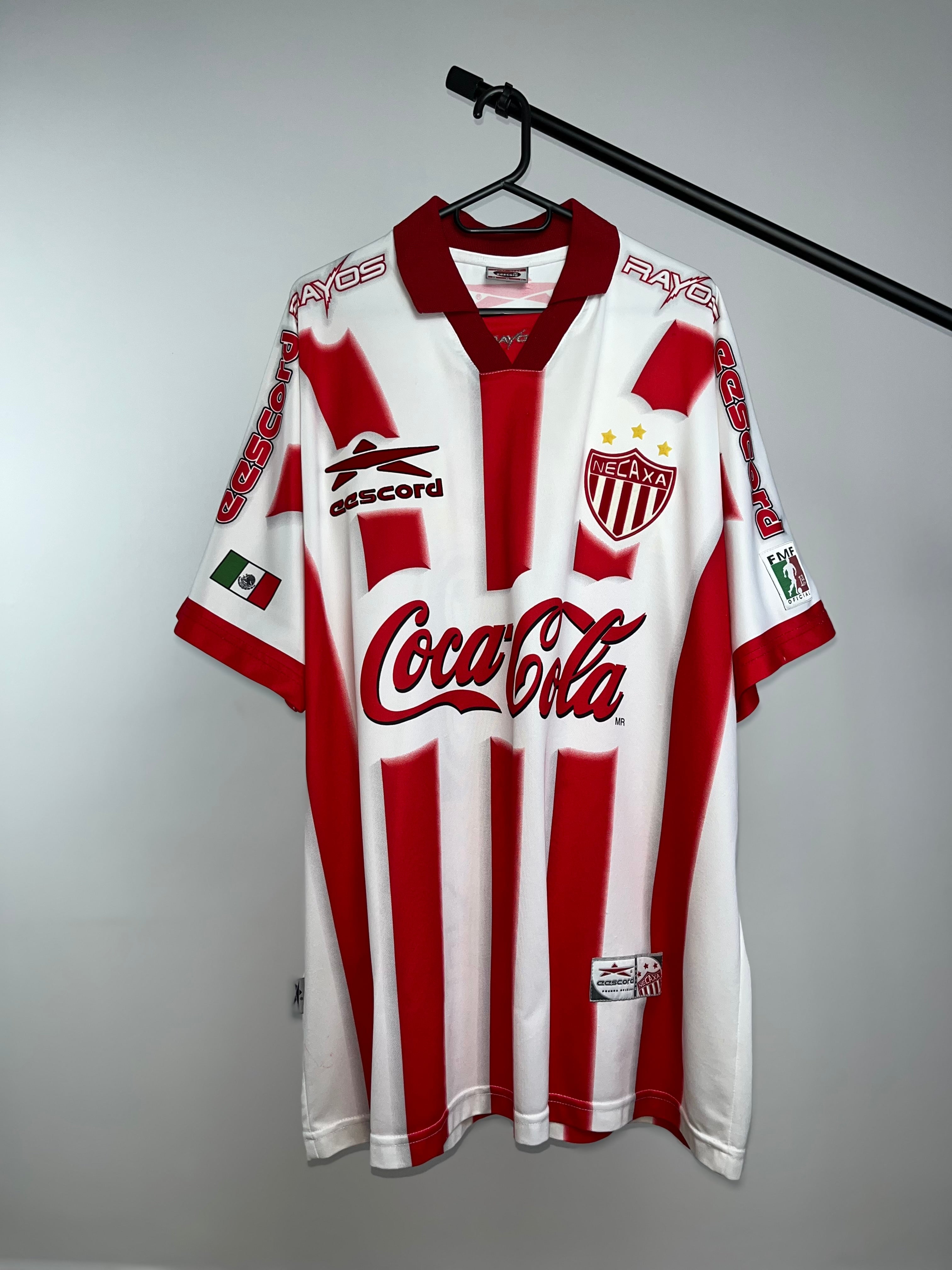 Jersey Original Rayos De Necaxa 1999/2000 Local Eescord (Retro,Vintage,Clasica)