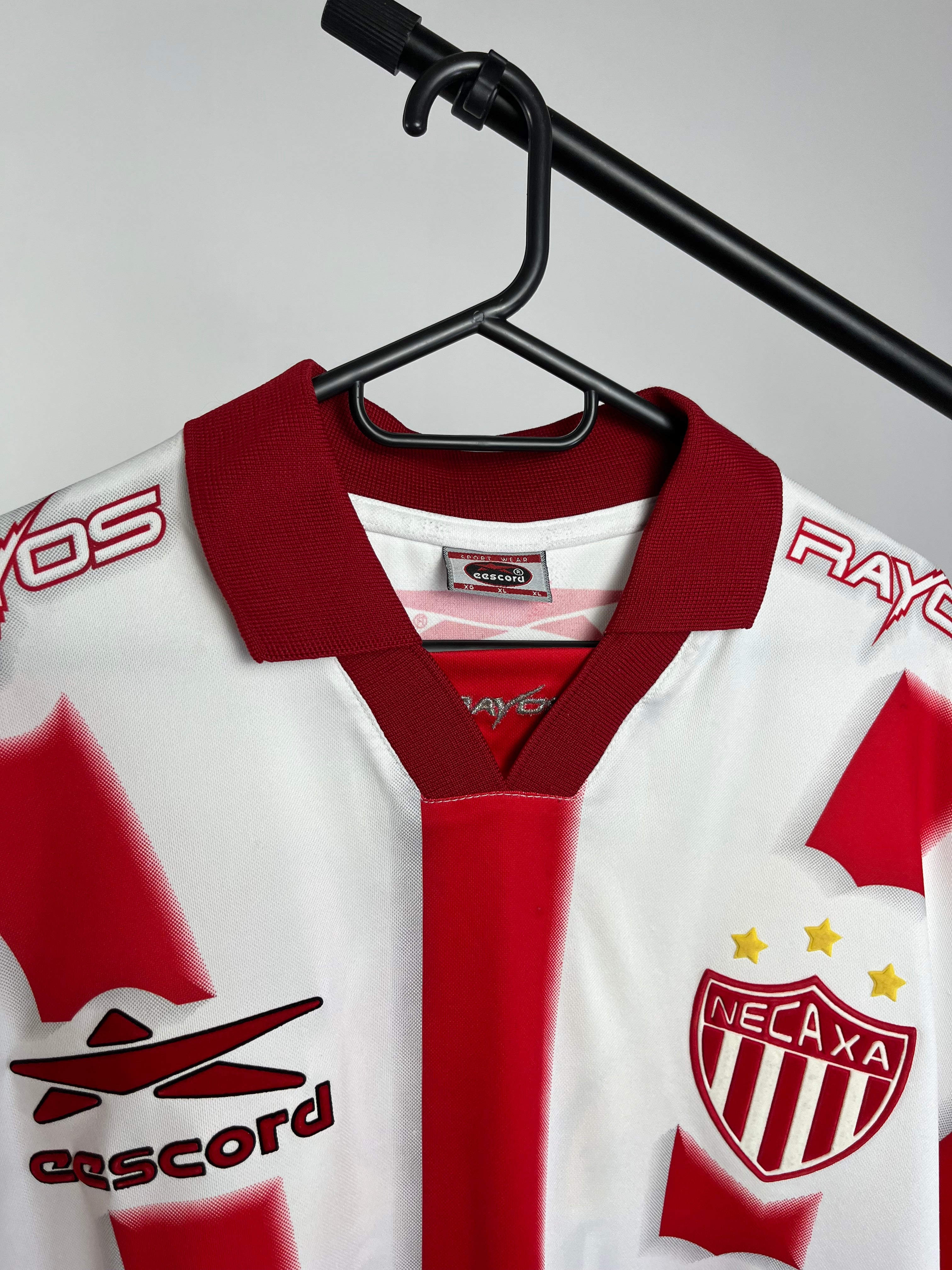 Jersey Original Rayos De Necaxa 1999/2000 Local Eescord (Retro,Vintage,Clasica)
