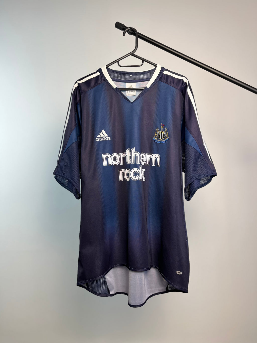 Jersey Original Newcastle 2004/05 Visita Shearer 369698 Adidas (Retro,Vintage,Clasica)