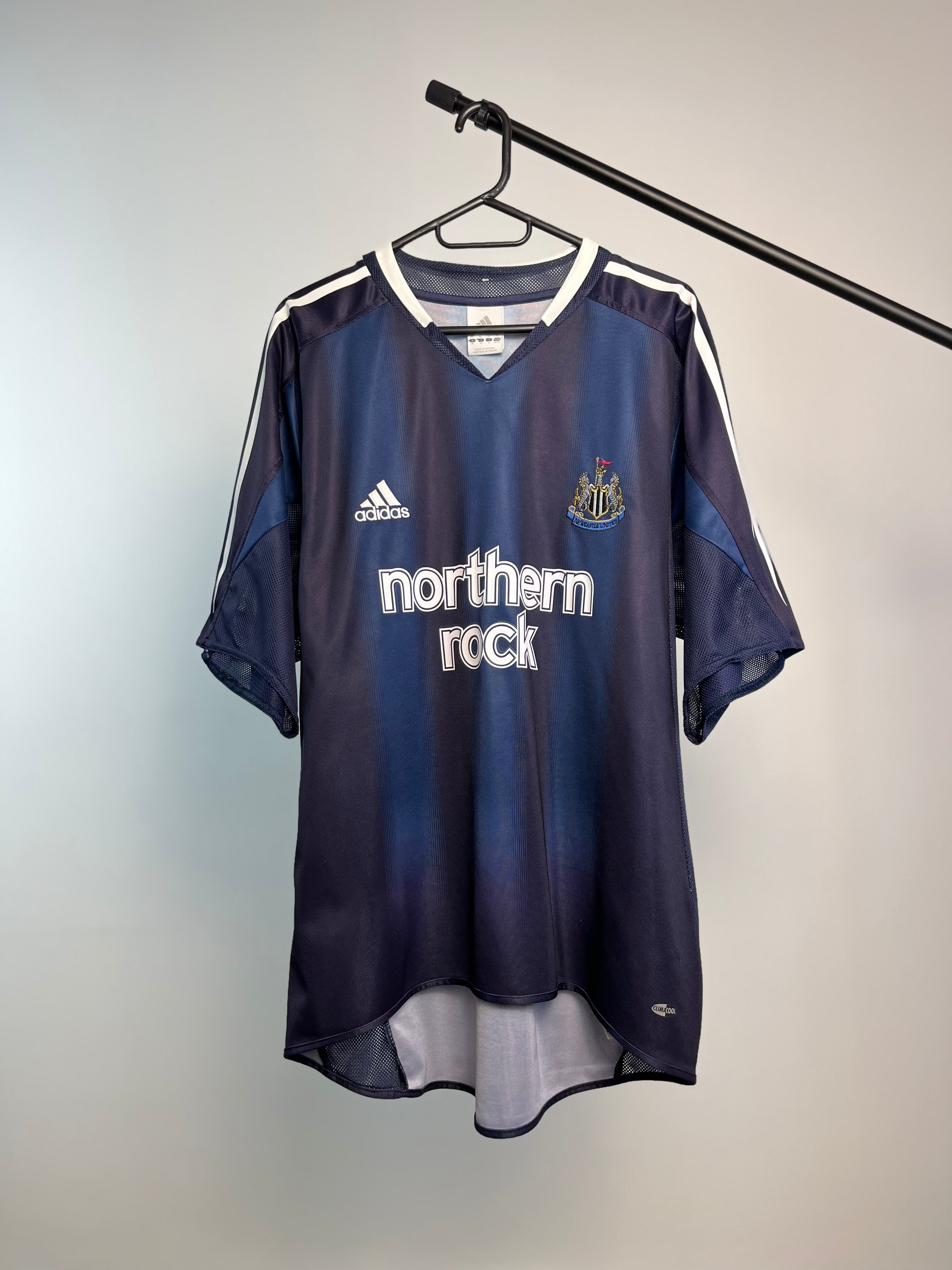 Jersey Original Newcastle 2004/05 Visita Shearer 369698 Adidas (Retro,Vintage,Clasica)