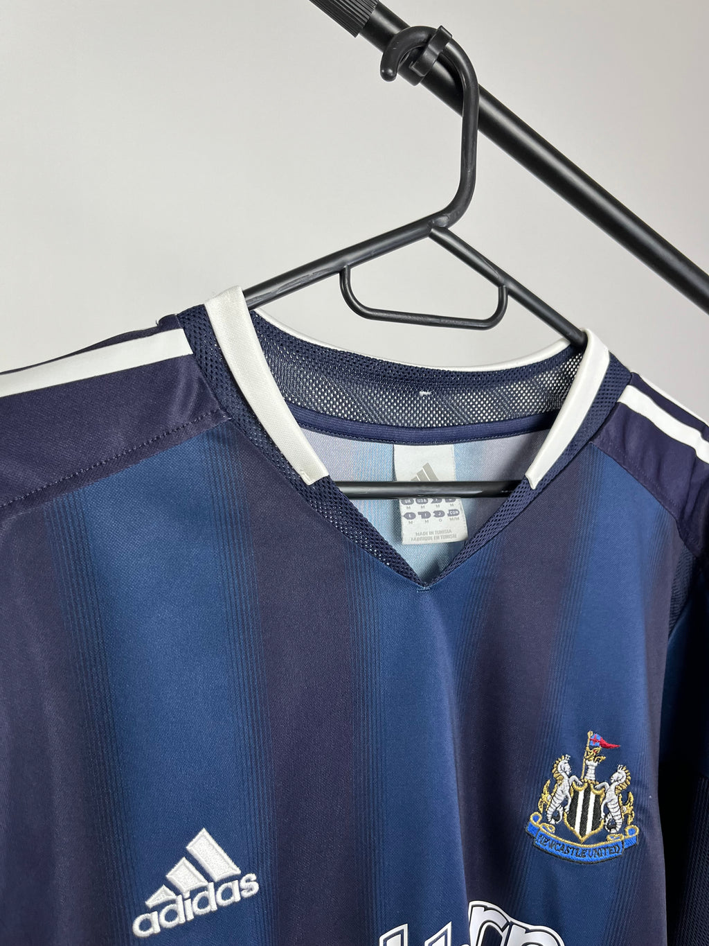 Jersey Original Newcastle 2004/05 Visita Shearer 369698 Adidas (Retro,Vintage,Clasica)