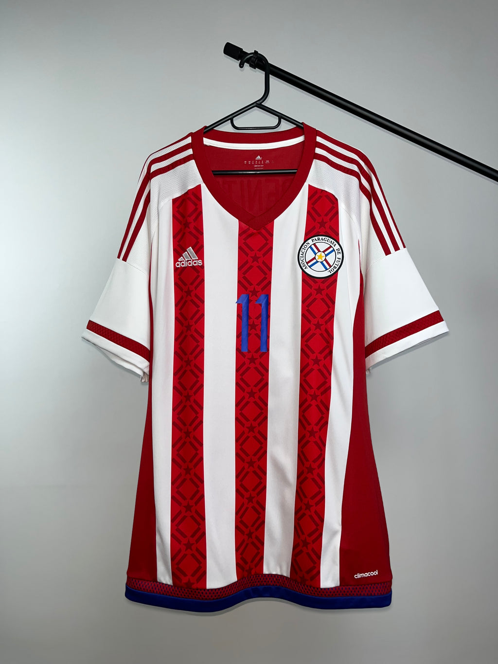 Jersey Original Paraguay Copa America 2015 Local Pajaro Benitez M34086 Adidas