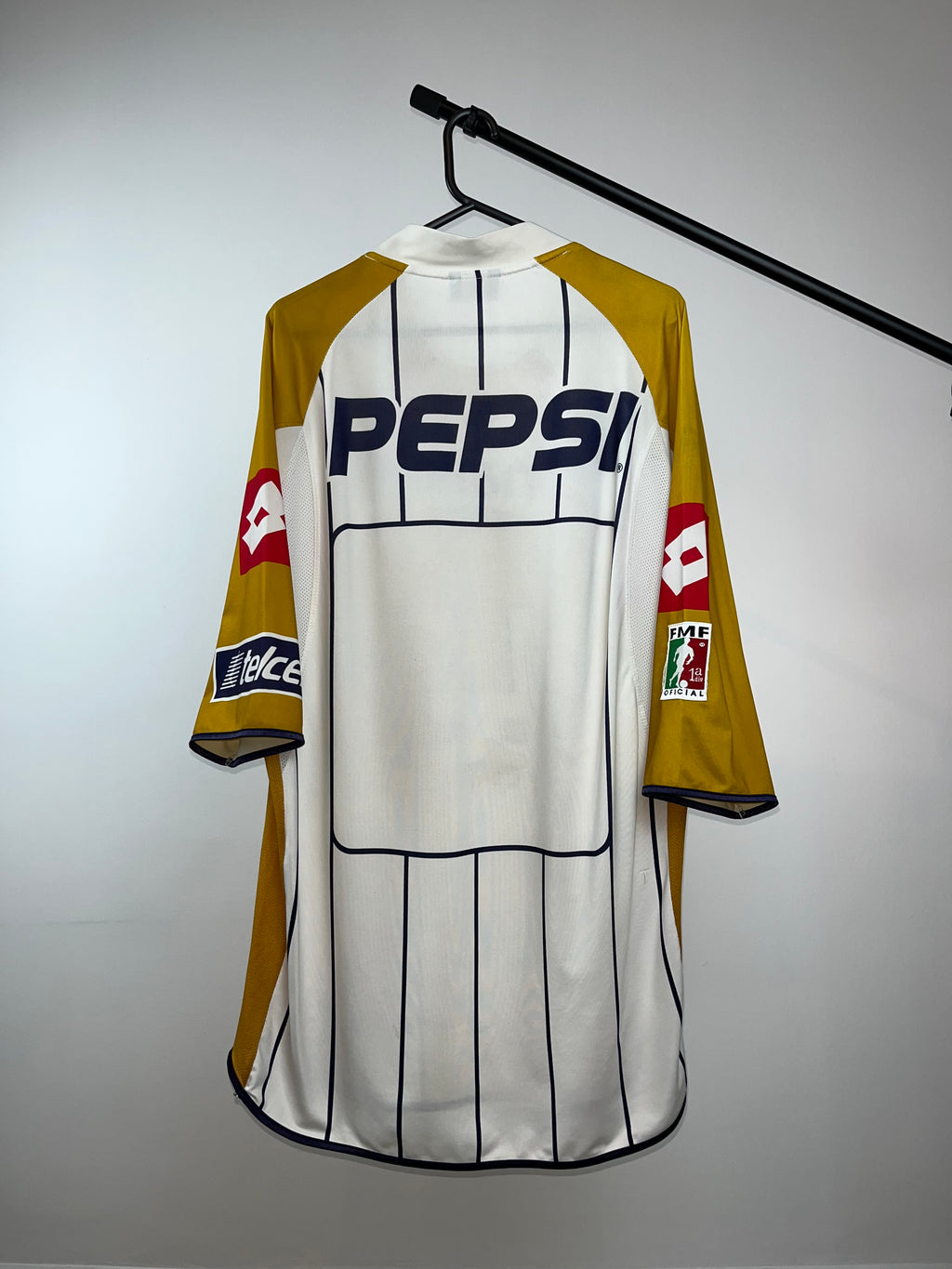 Jersey Original Pumas UNAM 2003/04 Local Lotto (Retro,Vintage,Clasica)