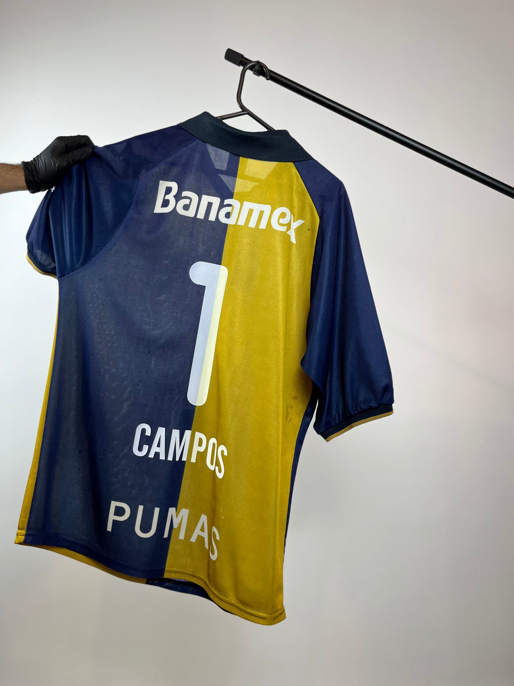 Jersey Original Pumas UNAM 2001/02 Local Jorge Campos Nike (Retro,Vintage,Clasica)