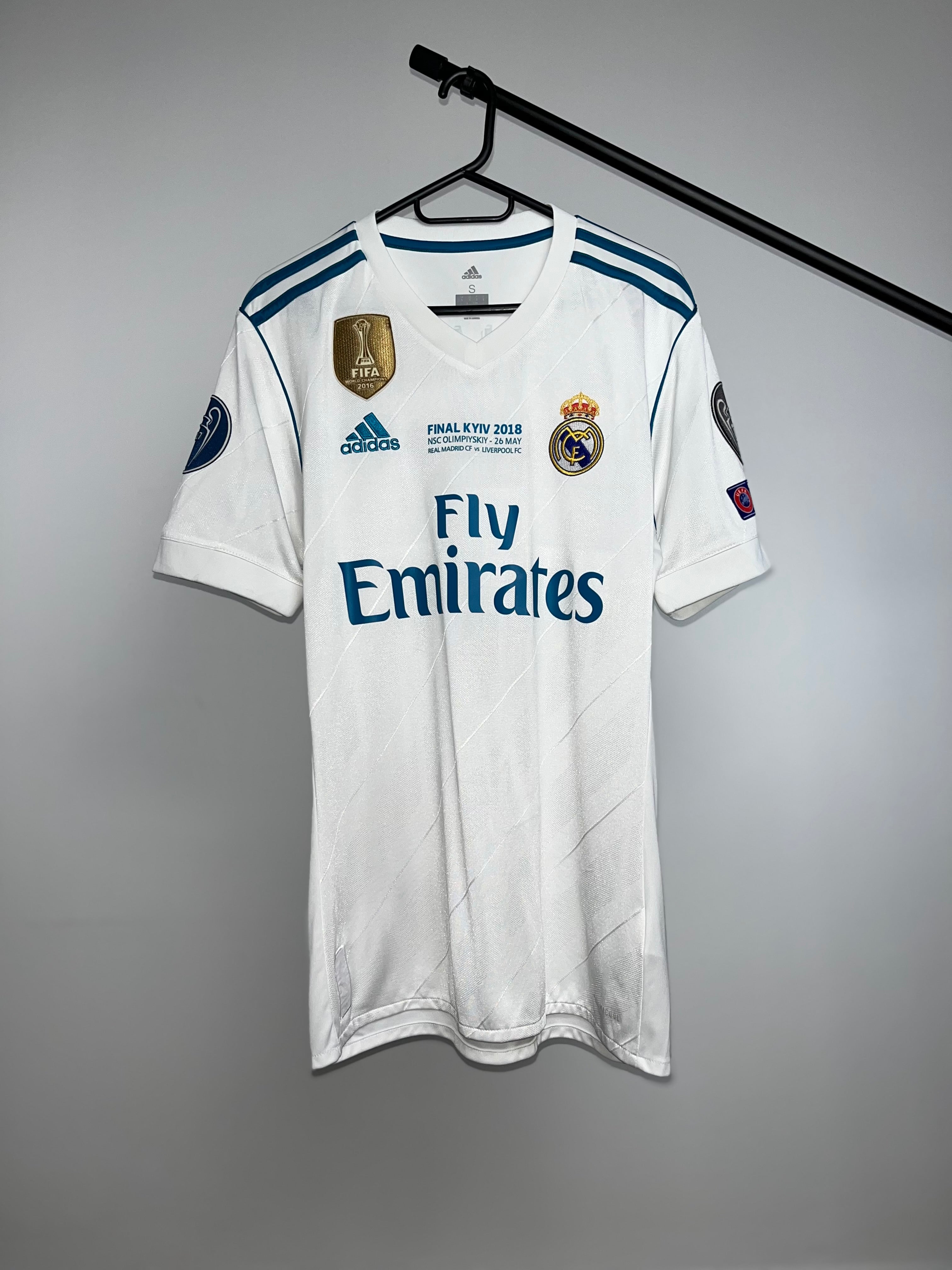 Jersey Original Real Madrid UCL 2017/18 Local Cristiano Ronaldo AZ8059 Adidas S