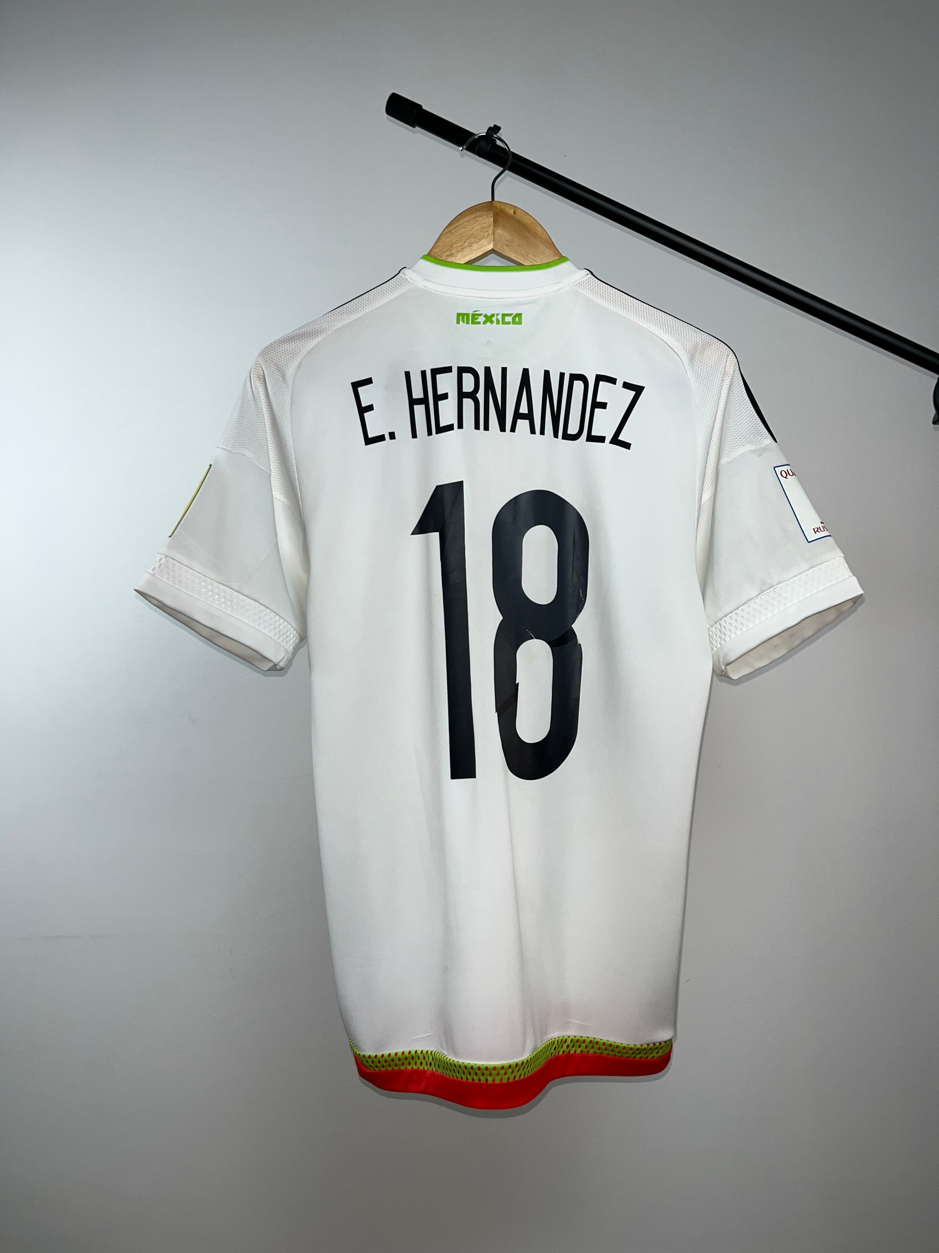 Jersey Usada en Partido De Mexico Elías Hernández | Clasificatorias Rusia 2018