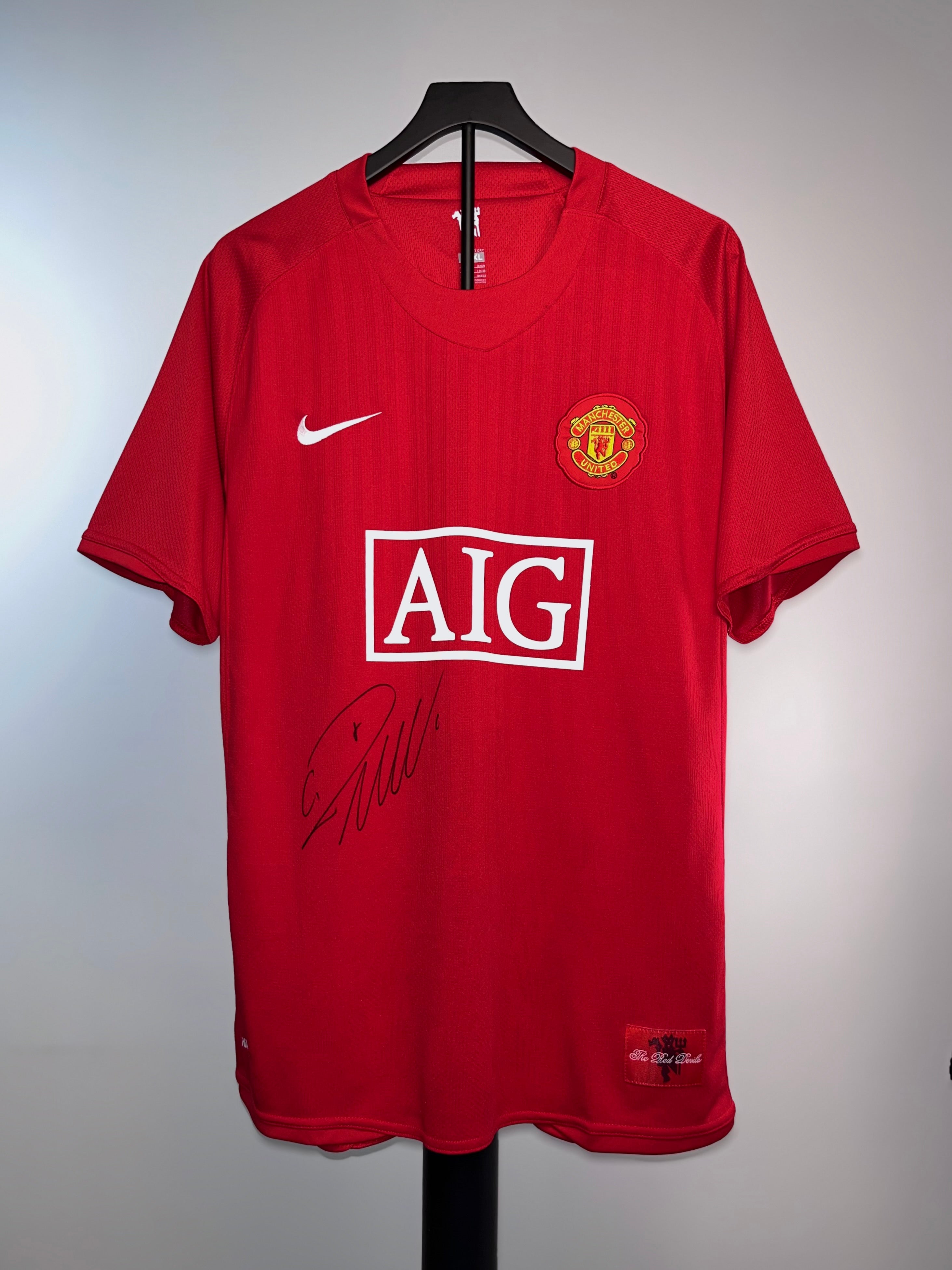 Autógrafo de Cristiano Ronaldo | Jersey Manchester United 2007/08 Certificada ICONS