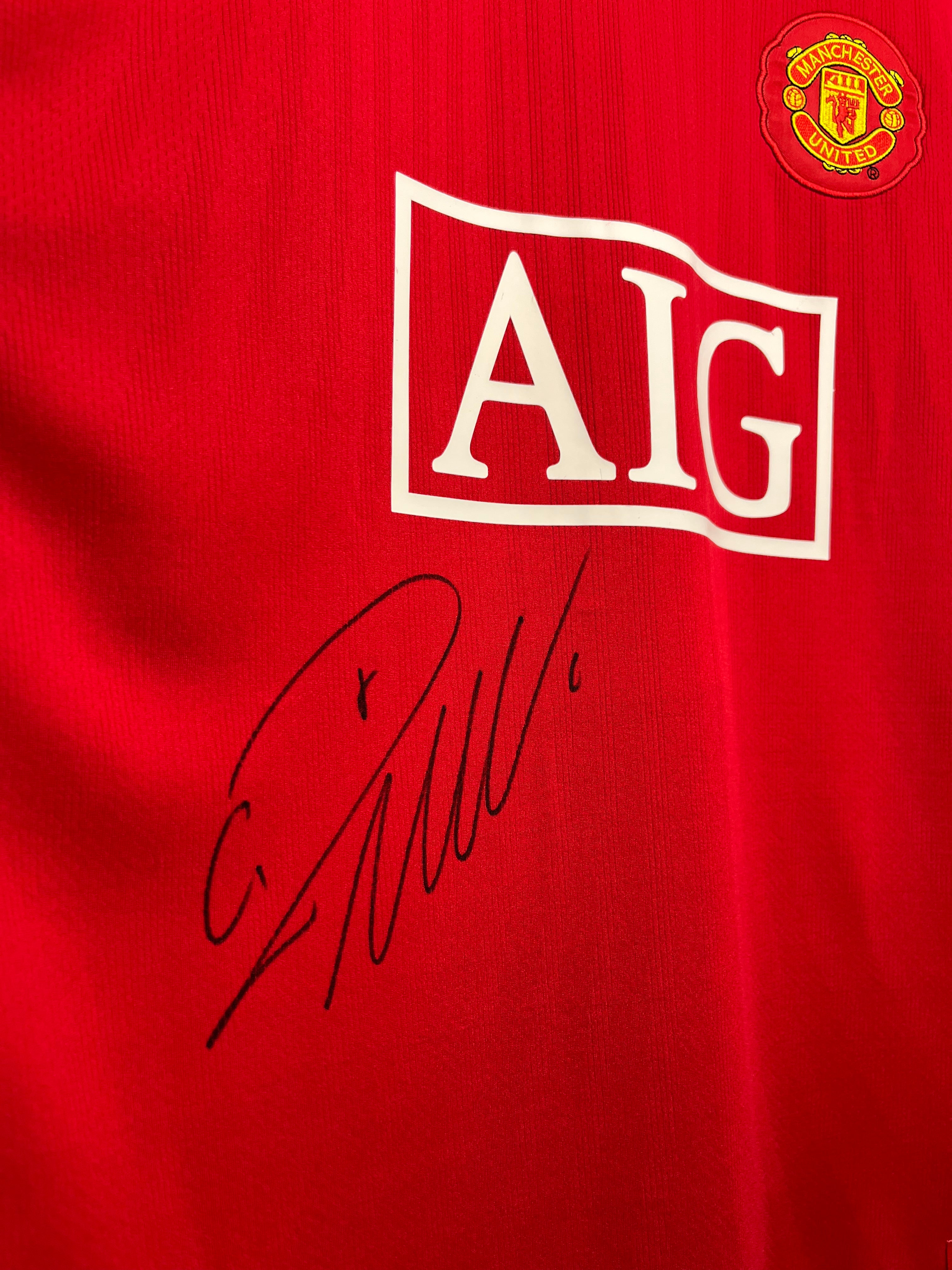 Autógrafo de Cristiano Ronaldo | Jersey Manchester United 2007/08 Certificada ICONS