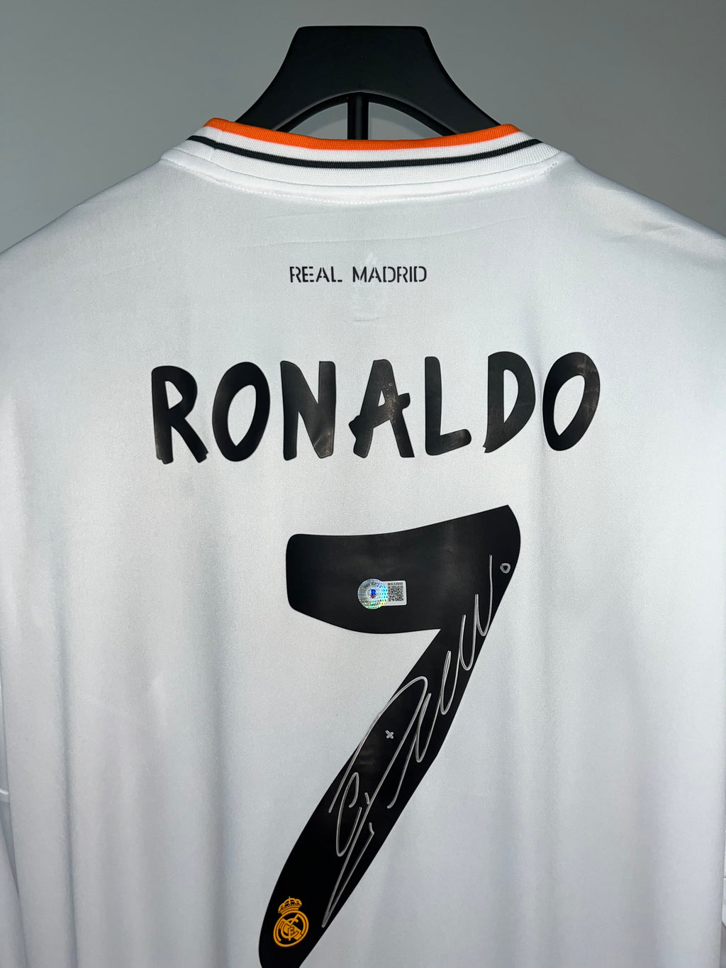Autógrafo de Cristiano Ronaldo | Jersey Real Madrid 2013/14 Certificada Beckett