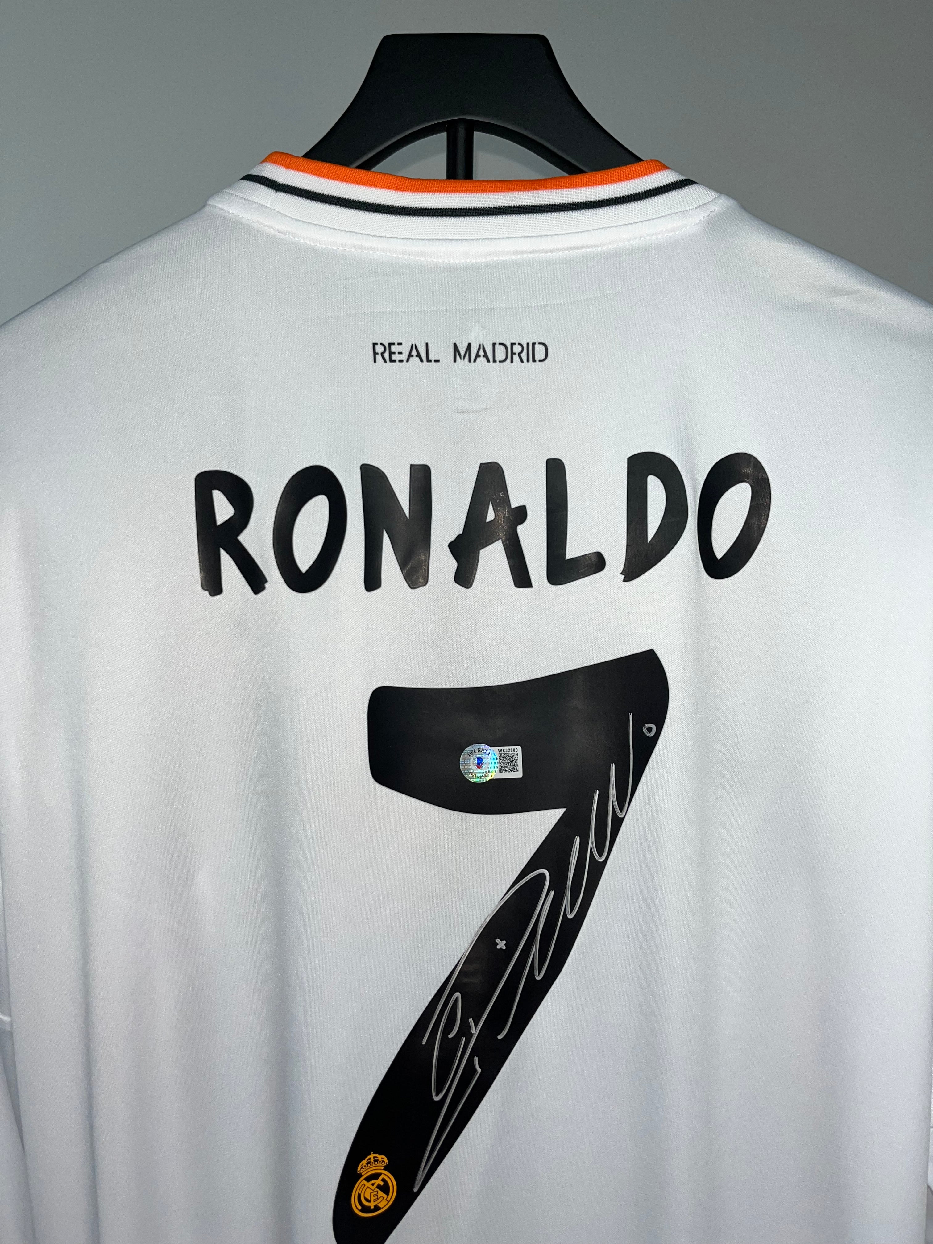 Autógrafo de Cristiano Ronaldo | Jersey Real Madrid 2013/14 Certificada Beckett