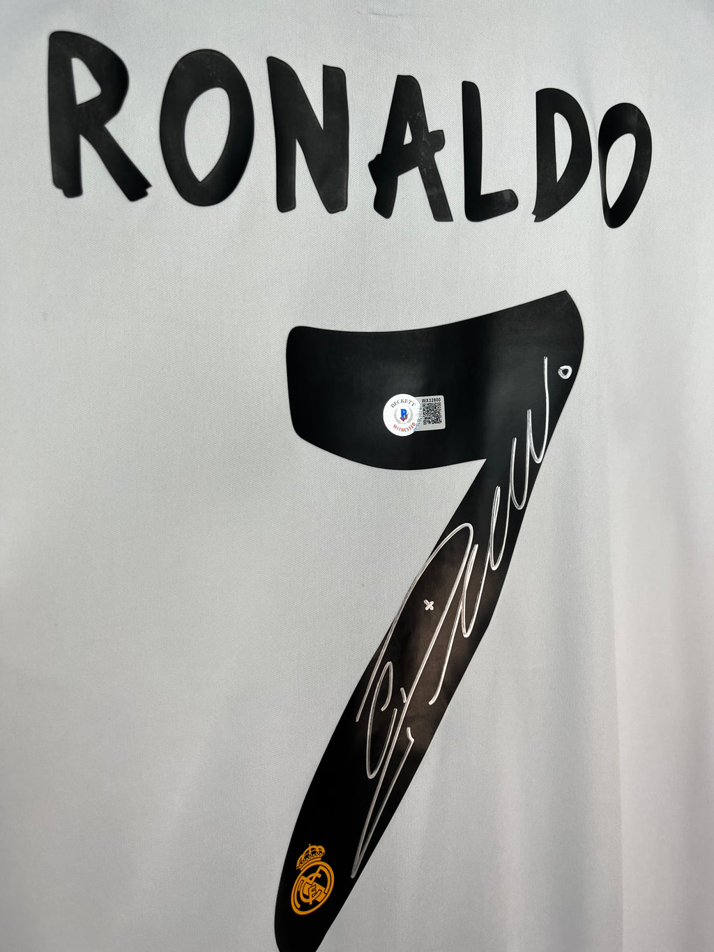 Autógrafo de Cristiano Ronaldo | Jersey Real Madrid 2013/14 Certificada Beckett