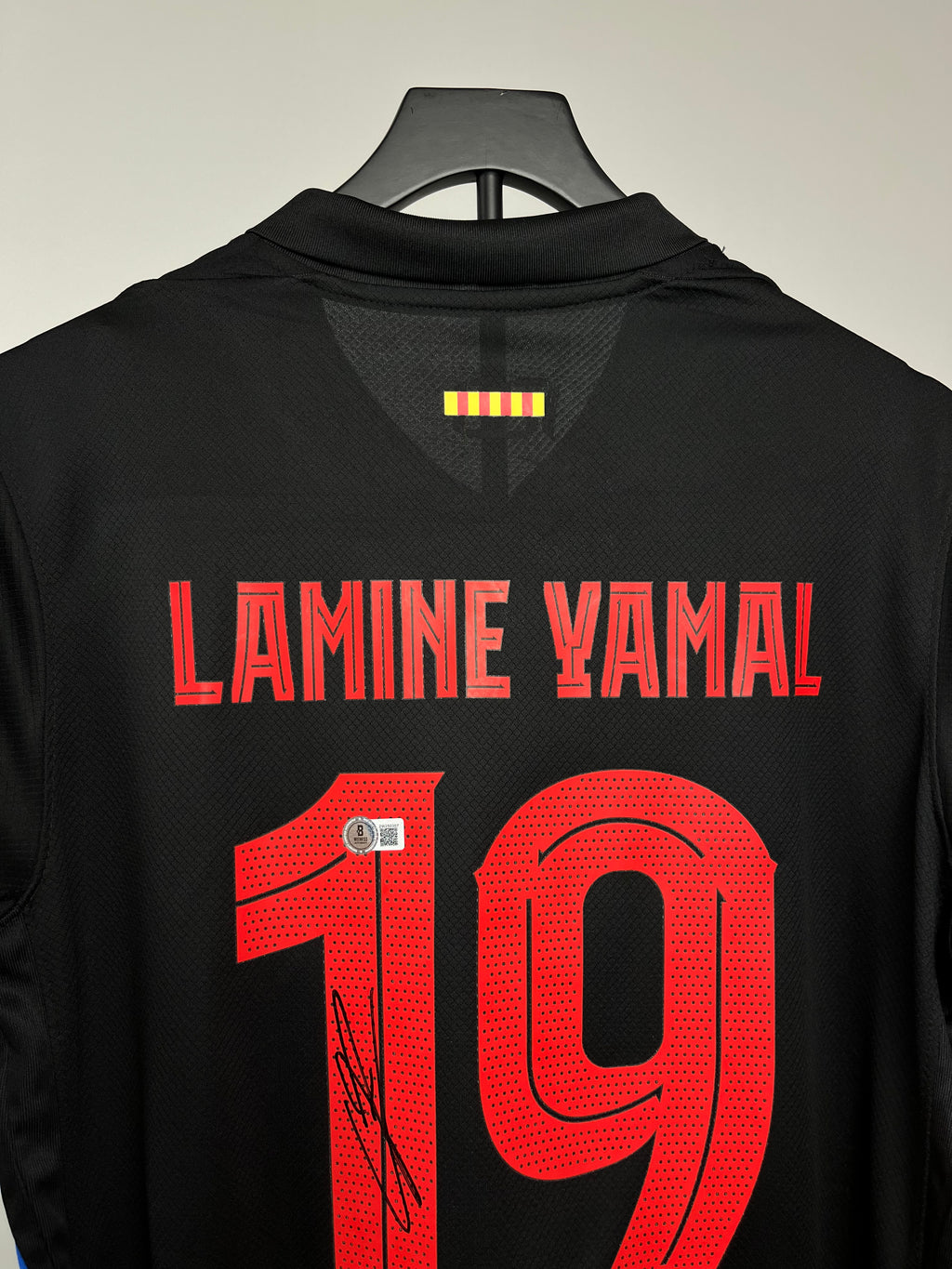 Autógrafo de Lamine Yamal | Jersey FC Barcelona 2024/25 Certificada Beckett