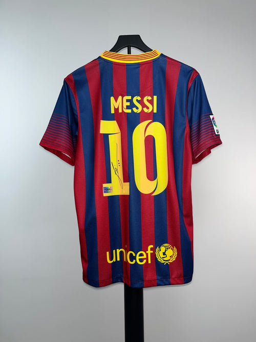 Autógrafo de Lionel Messi | Jersey FC Barcelona 2013/14 Certificada Icons