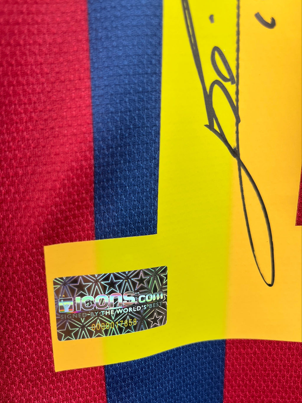 Autógrafo de Lionel Messi | Jersey FC Barcelona 2013/14 Certificada Icons