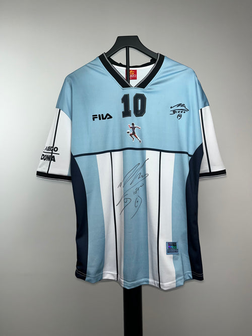 Autógrafo de Diego Maradona | Jersey Conmemorativa Argentina Certificada Icons